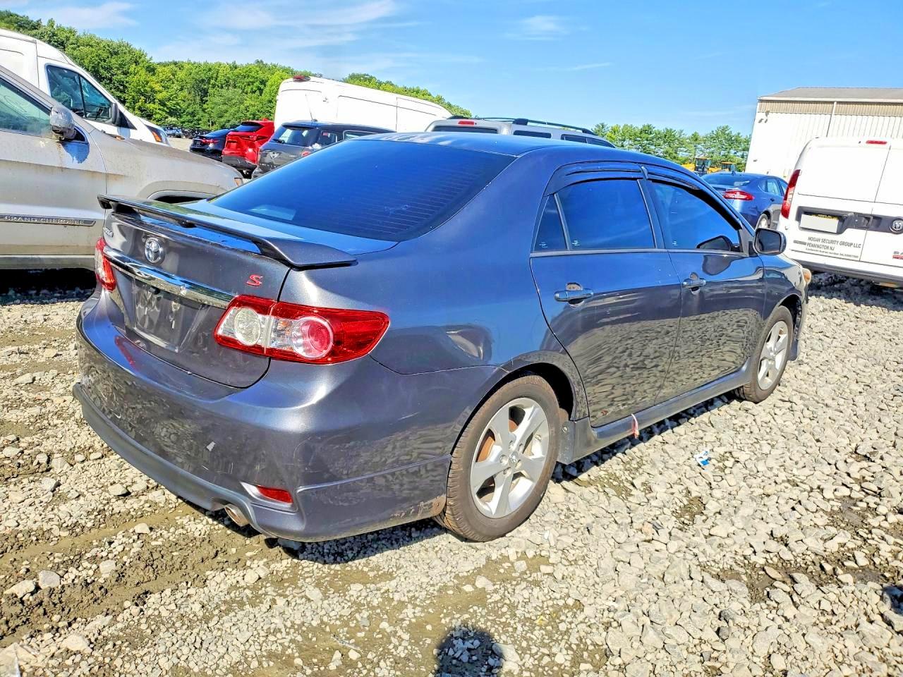 2012 Toyota Corolla S Gray vin: 2T1BU4EE2CC853809