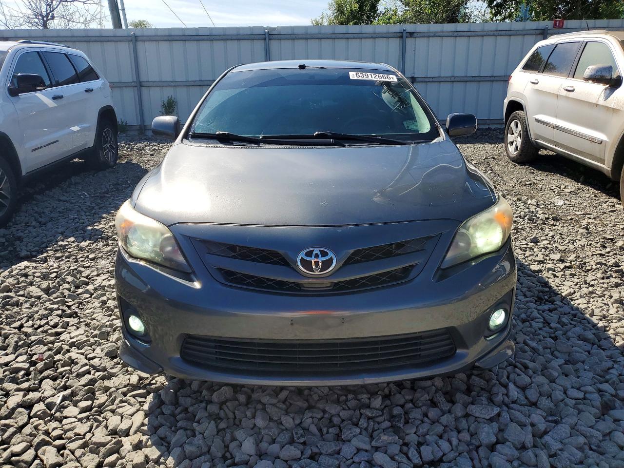 2012 Toyota Corolla S Gray vin: 2T1BU4EE2CC853809