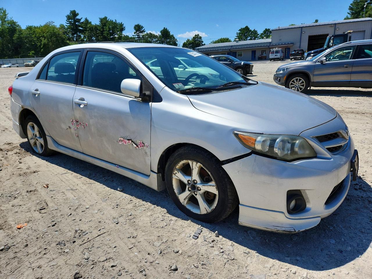 2012 Toyota Corolla S Silver vin: 2T1BU4EE2CC856547