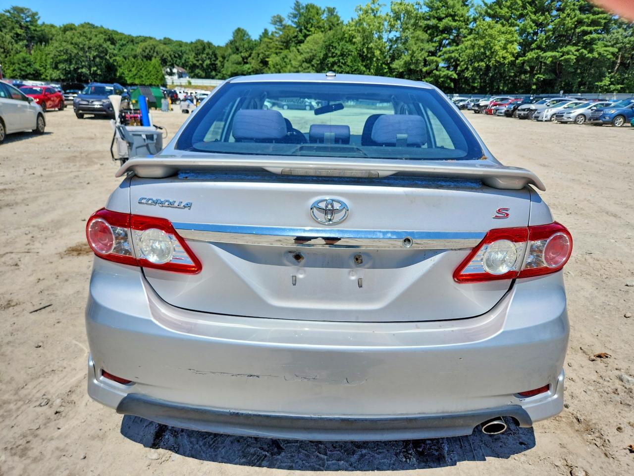 2012 Toyota Corolla S Silver vin: 2T1BU4EE2CC856547