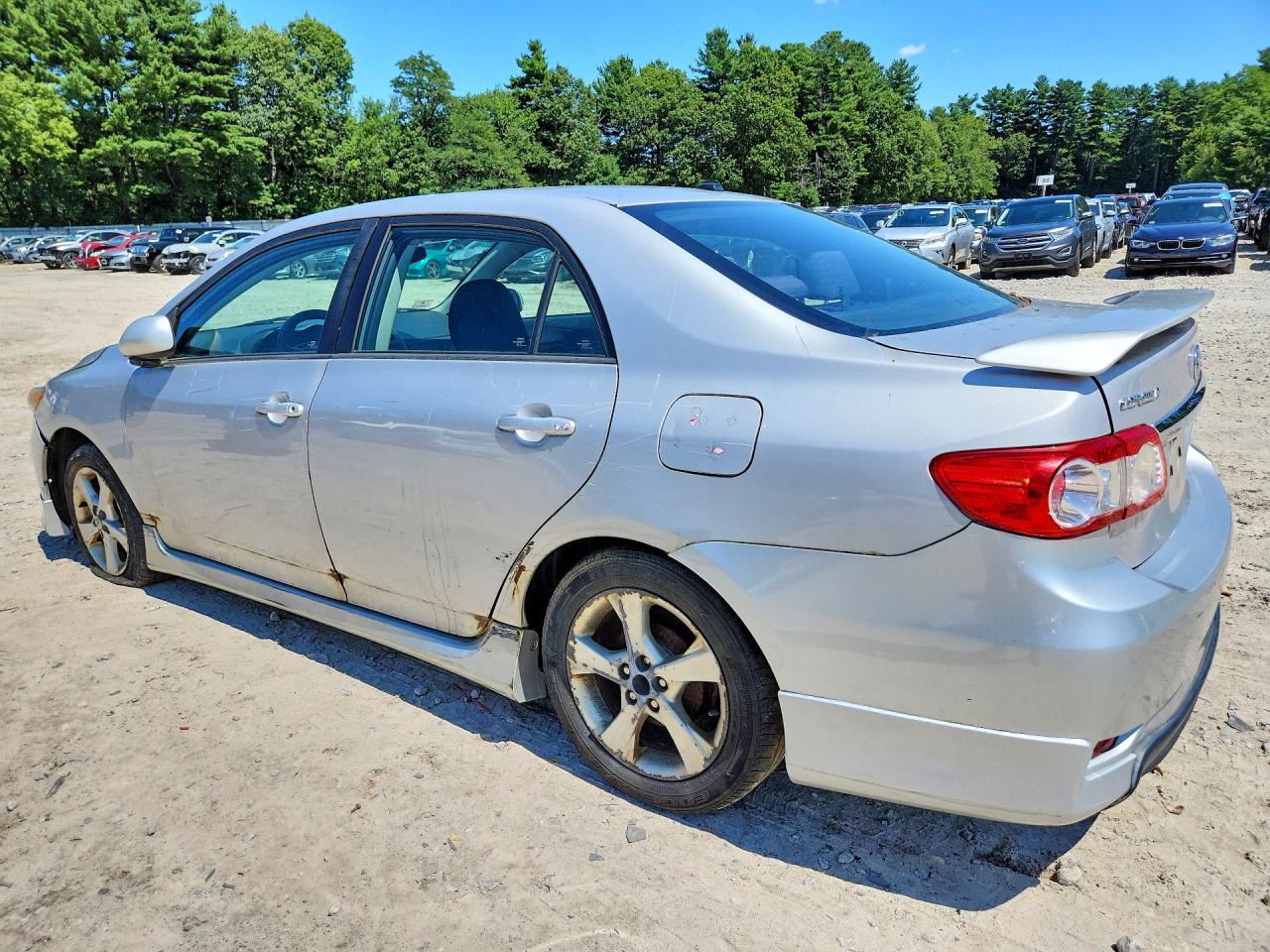 2012 Toyota Corolla S Silver vin: 2T1BU4EE2CC856547