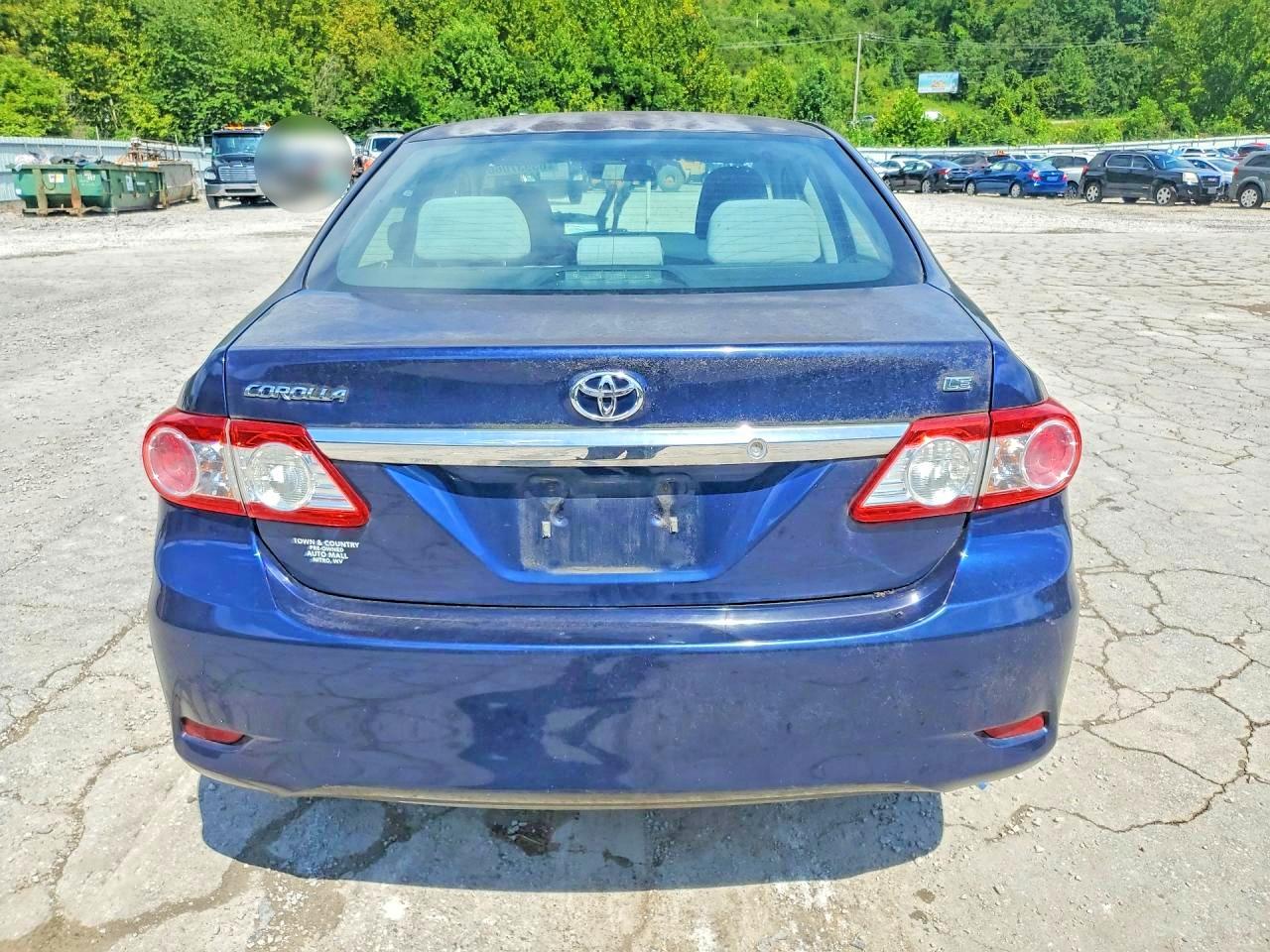 2012 Toyota Corolla Le Blue vin: 2T1BU4EE2CC859383