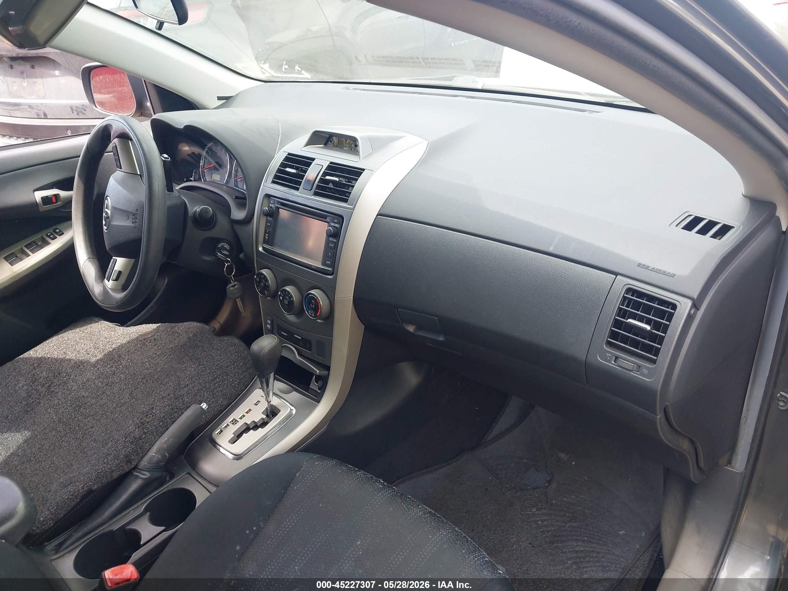 2012 Toyota Corolla S Gray vin: 2T1BU4EE2CC861232