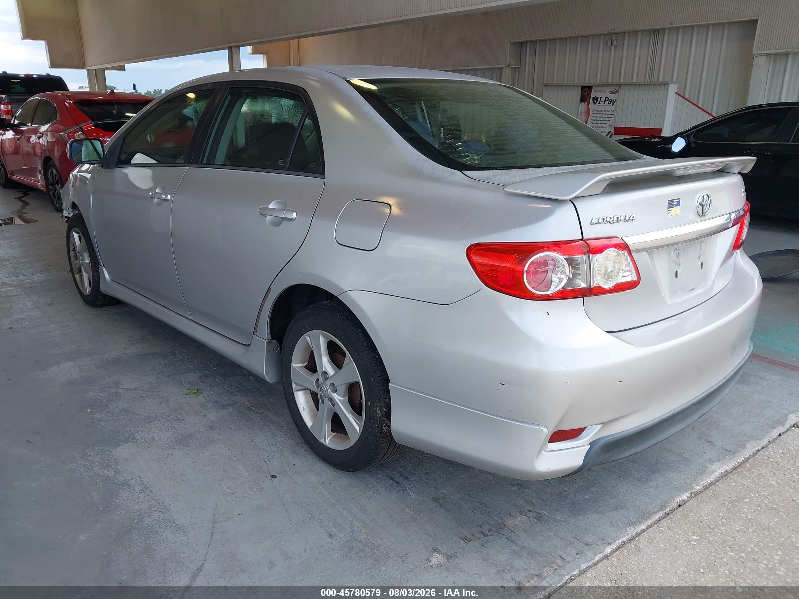 2012 Toyota Corolla S Silver vin: 2T1BU4EE2CC863336