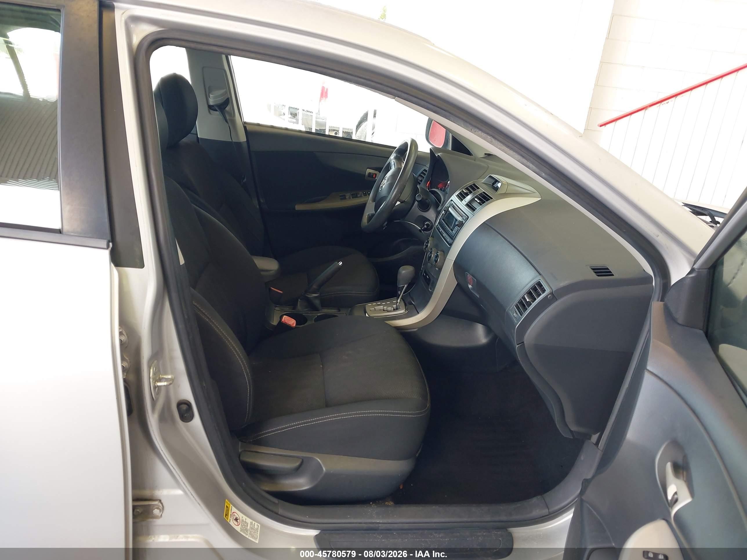 2012 Toyota Corolla S Silver vin: 2T1BU4EE2CC863336