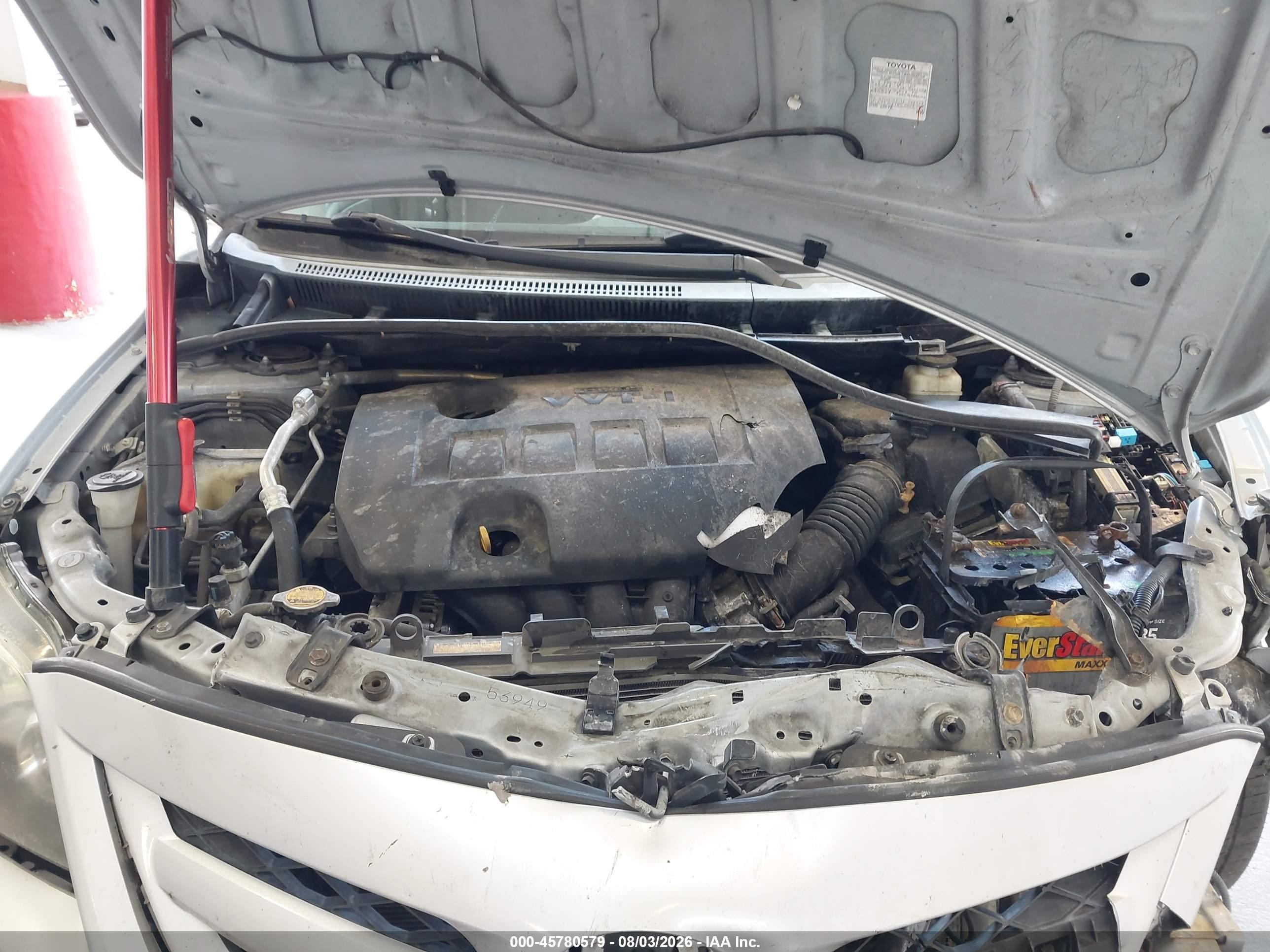 2012 Toyota Corolla S Silver vin: 2T1BU4EE2CC863336