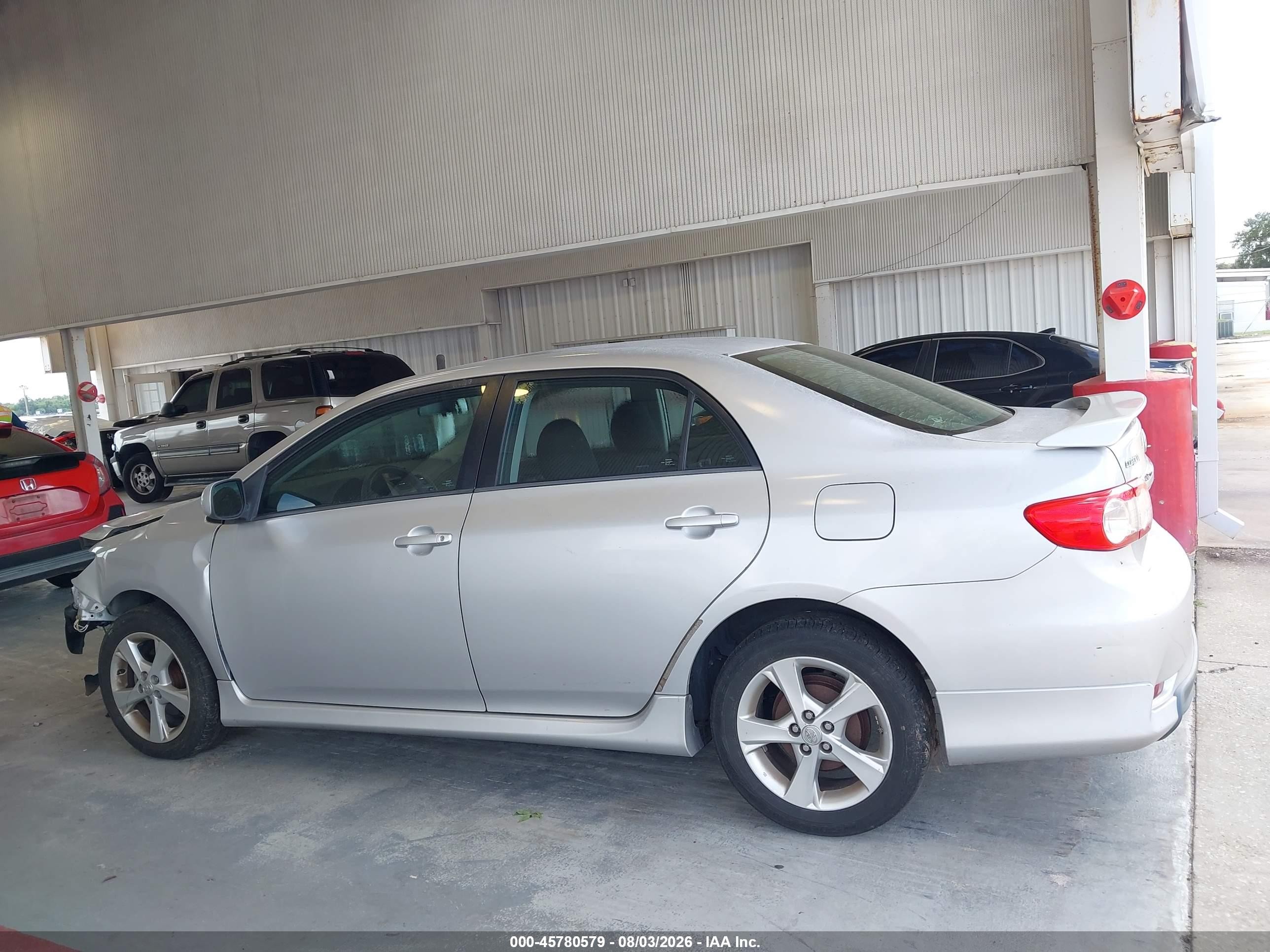 2012 Toyota Corolla S Silver vin: 2T1BU4EE2CC863336