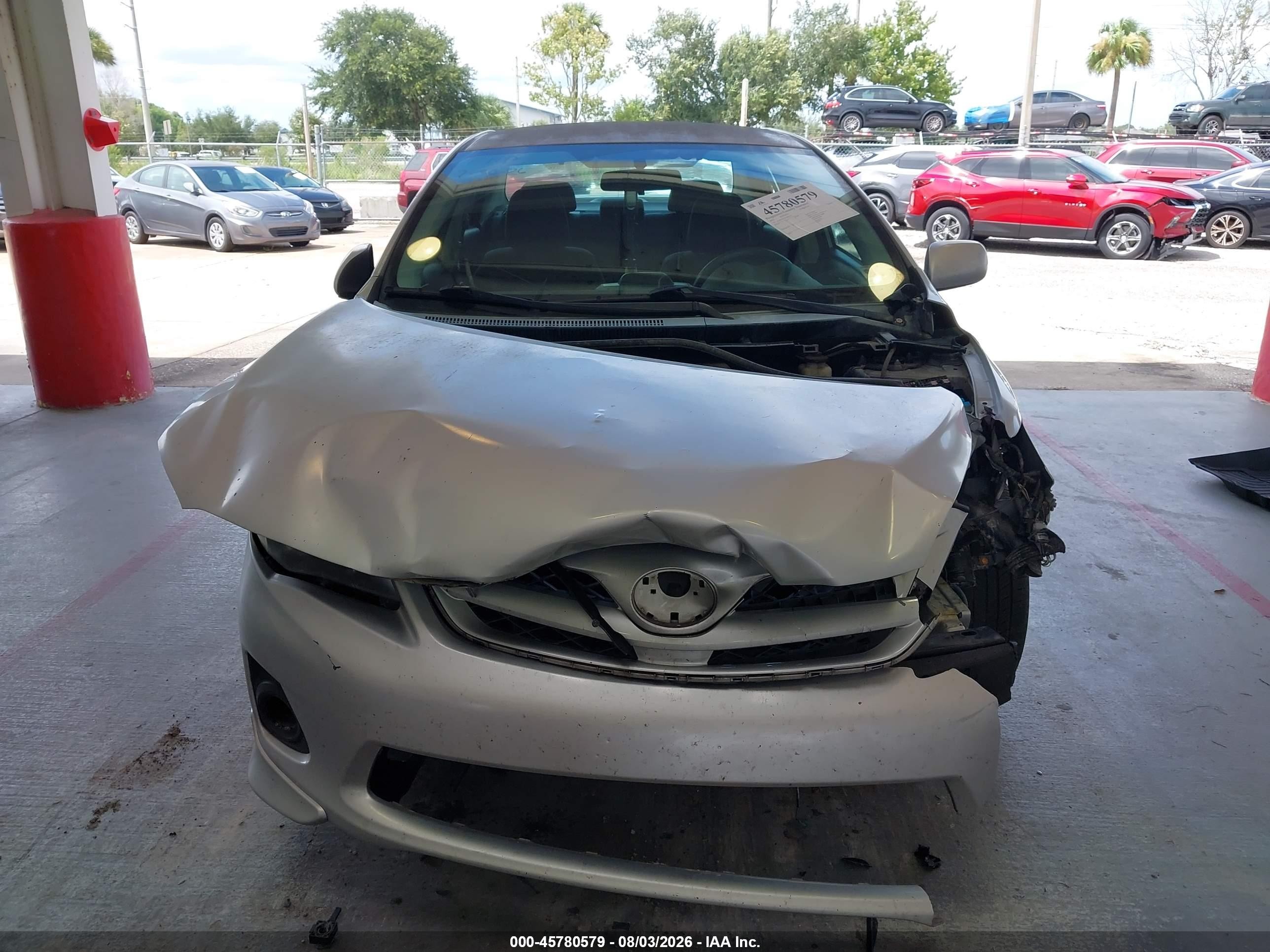 2012 Toyota Corolla S Silver vin: 2T1BU4EE2CC863336
