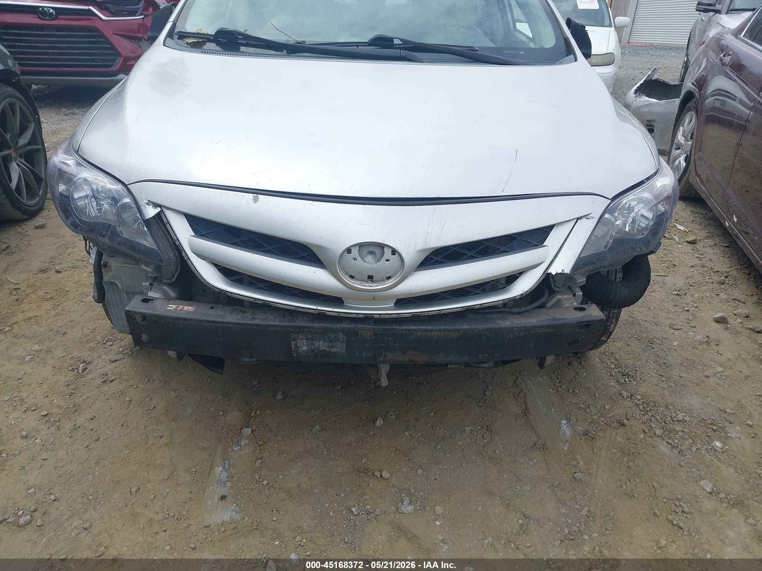 2012 Toyota Corolla L Silver vin: 2T1BU4EE2CC865183