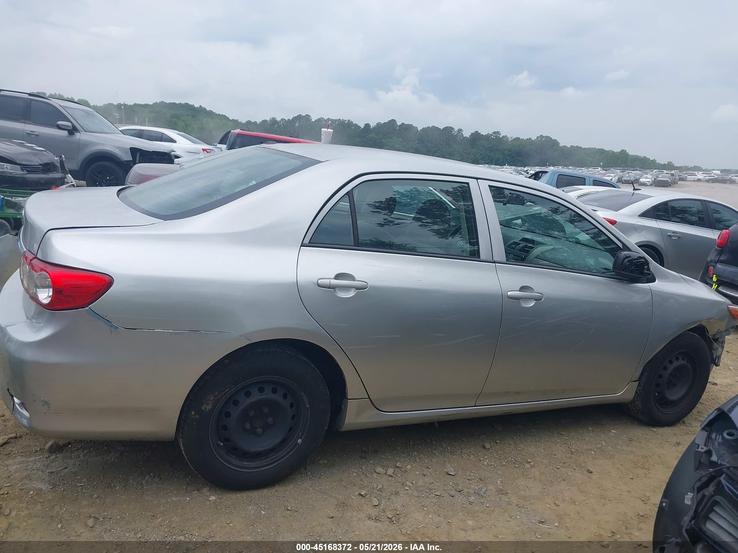 2012 Toyota Corolla L Silver vin: 2T1BU4EE2CC865183