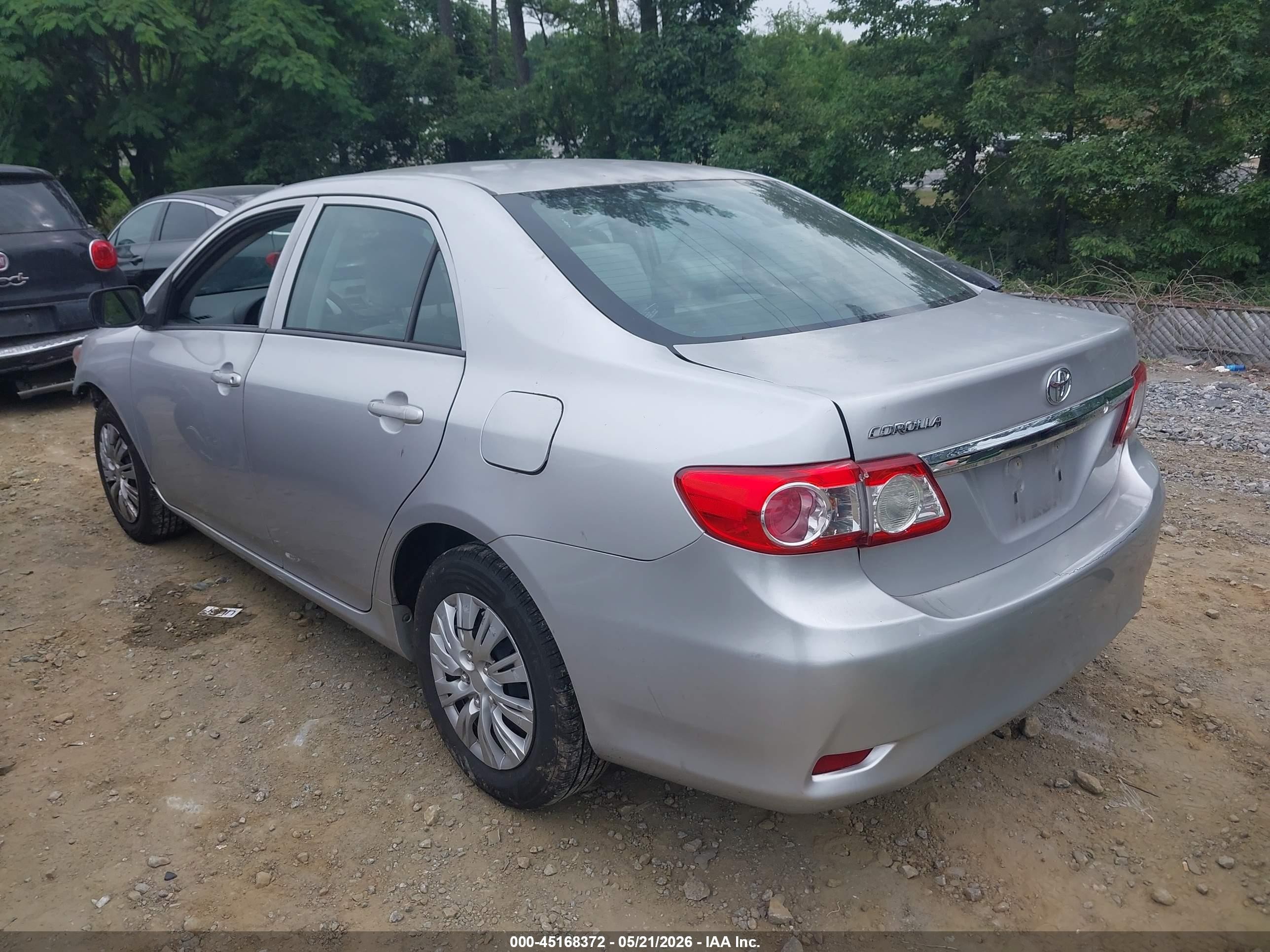 2012 Toyota Corolla L Silver vin: 2T1BU4EE2CC865183