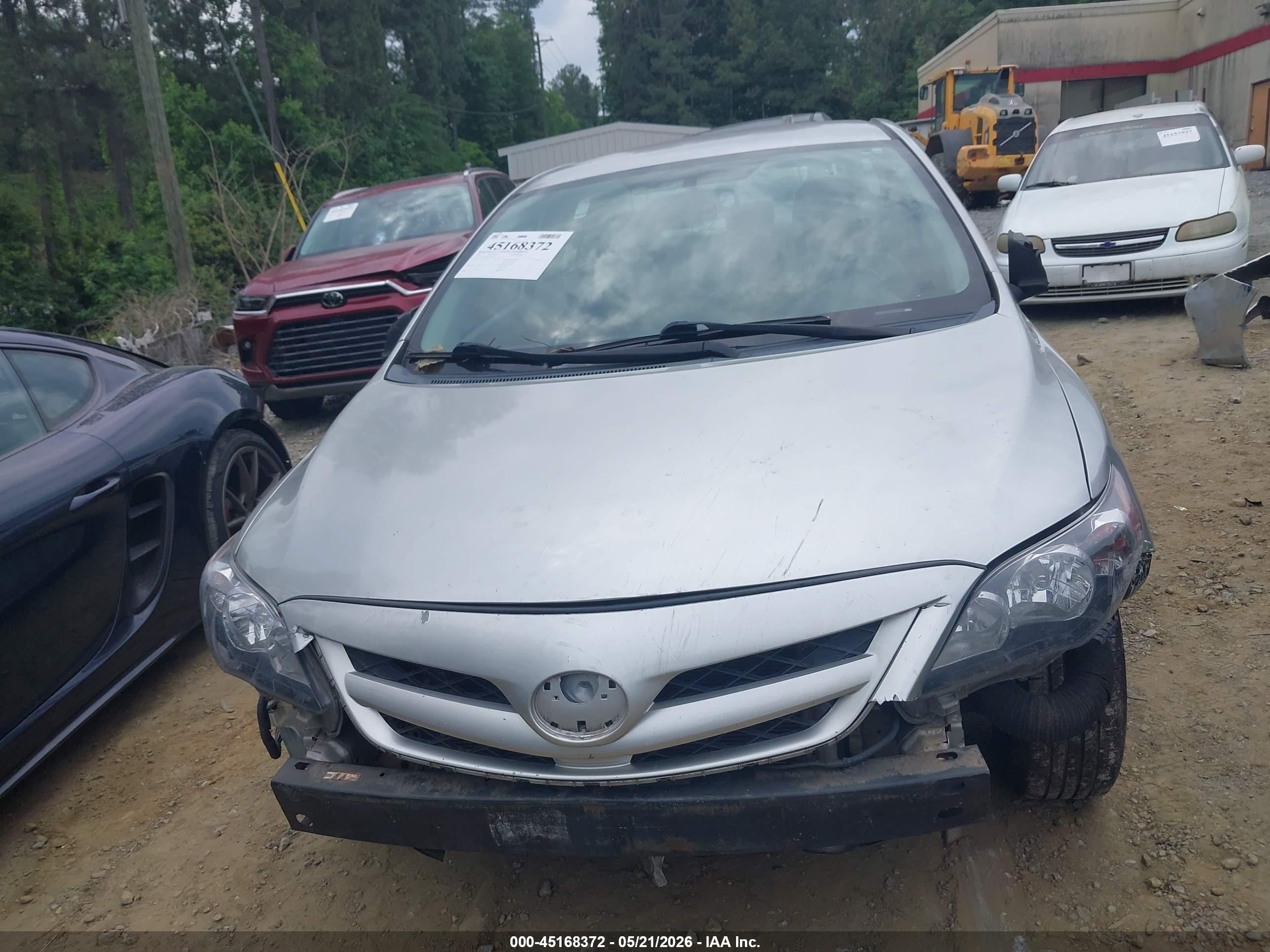 2012 Toyota Corolla L Silver vin: 2T1BU4EE2CC865183