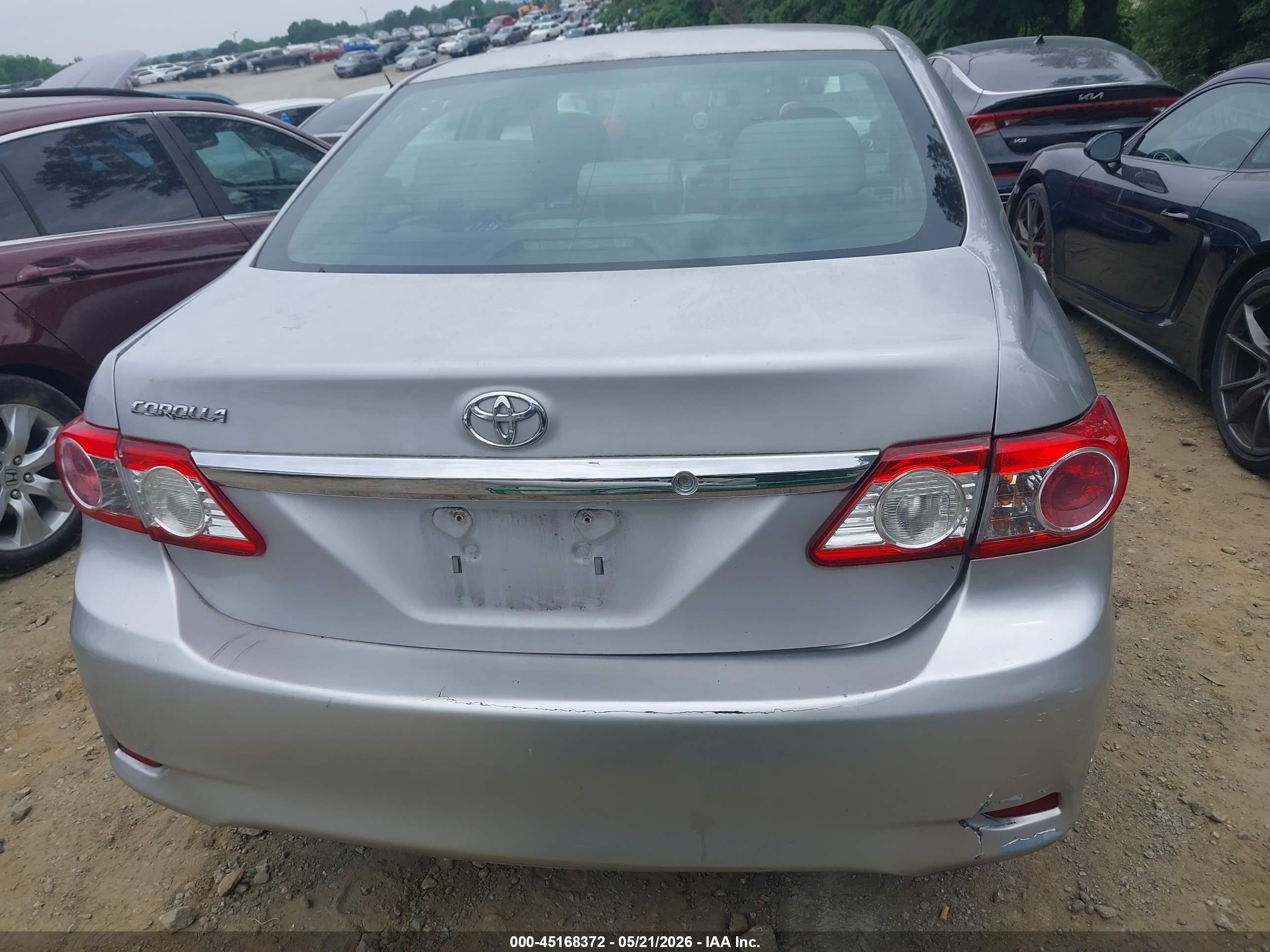 2012 Toyota Corolla L Silver vin: 2T1BU4EE2CC865183