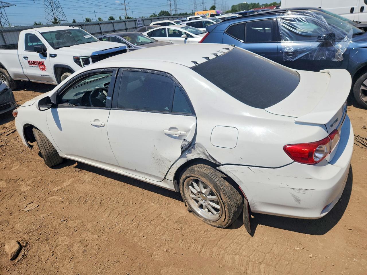 2012 Toyota Corolla Le White vin: 2T1BU4EE2CC891007
