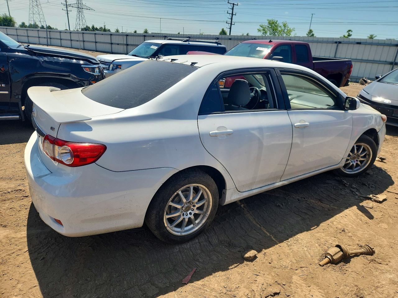2012 Toyota Corolla Le White vin: 2T1BU4EE2CC891007