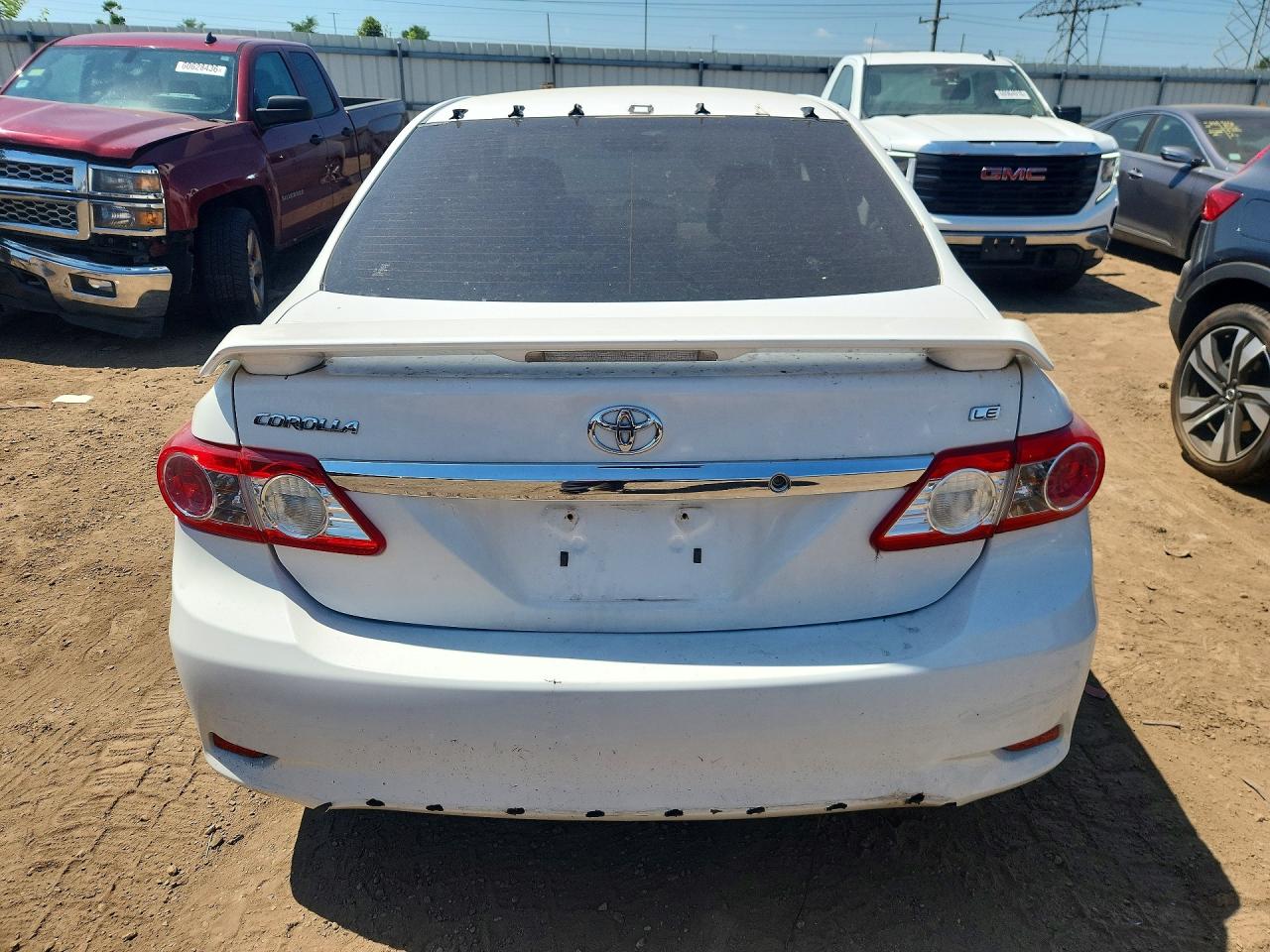 2012 Toyota Corolla Le White vin: 2T1BU4EE2CC891007