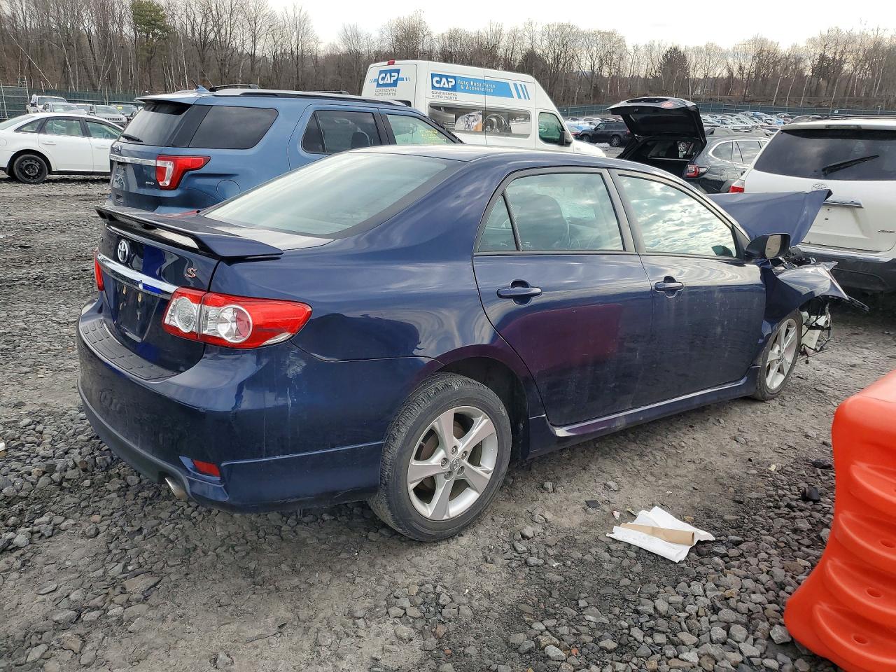 2012 Toyota Corolla S Blue vin: 2T1BU4EE2CC891248