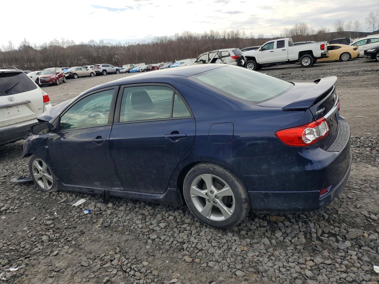 2012 Toyota Corolla S Blue vin: 2T1BU4EE2CC891248
