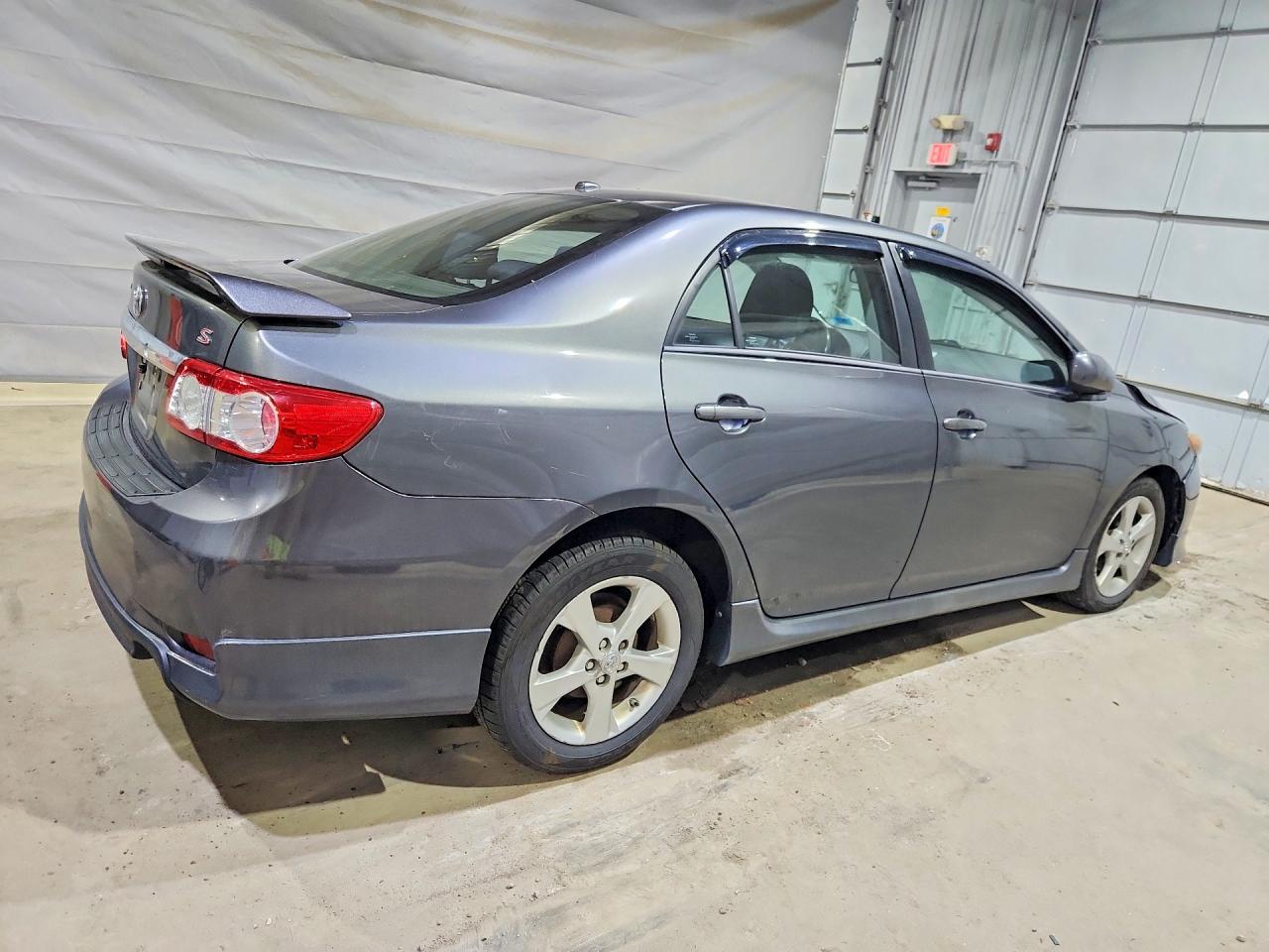 2012 Toyota Corolla S Gray vin: 2T1BU4EE2CC896806