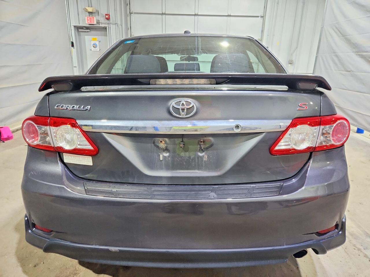 2012 Toyota Corolla S Gray vin: 2T1BU4EE2CC896806