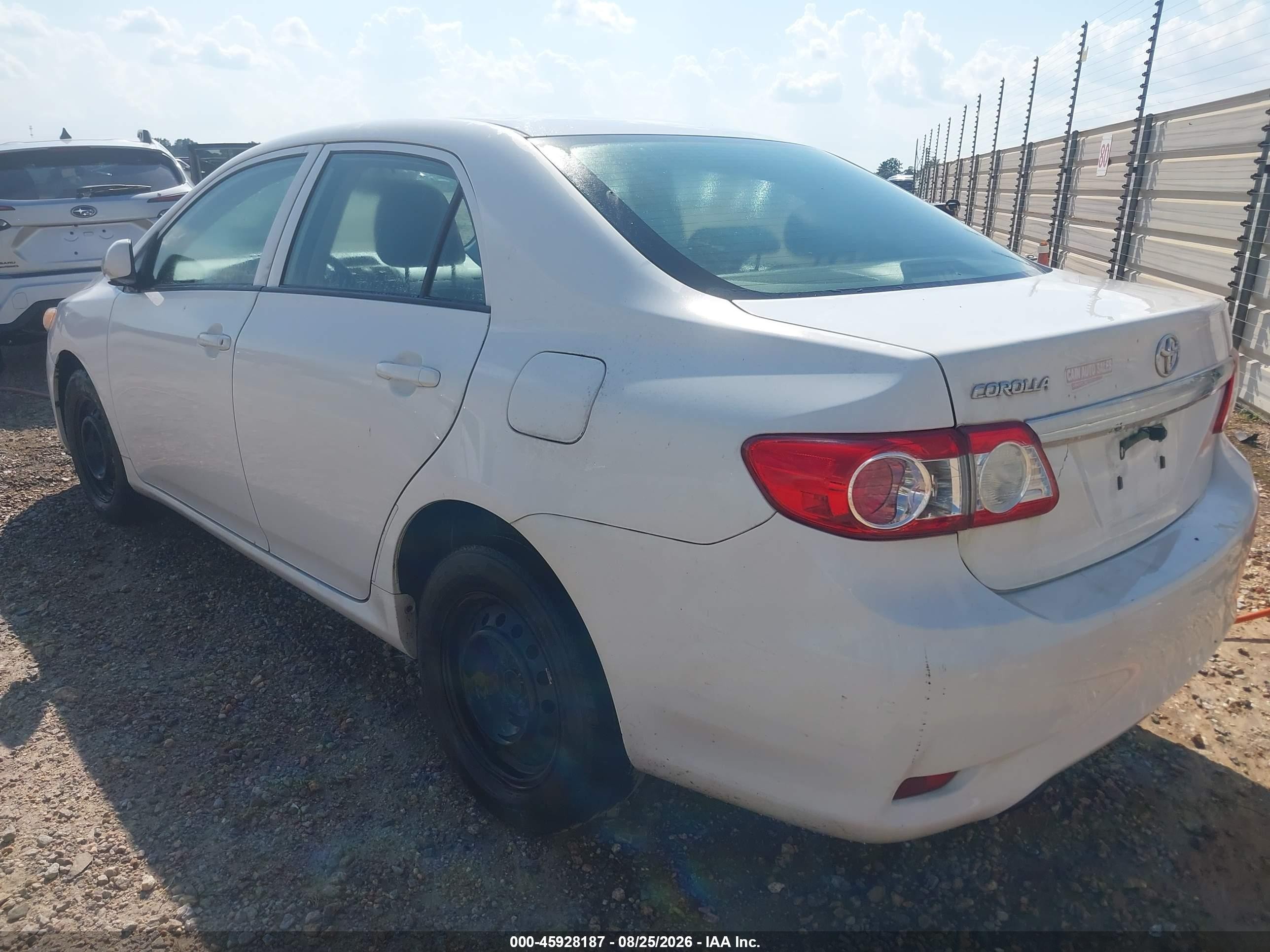 2012 Toyota Corolla L White vin: 2T1BU4EE2CC896952