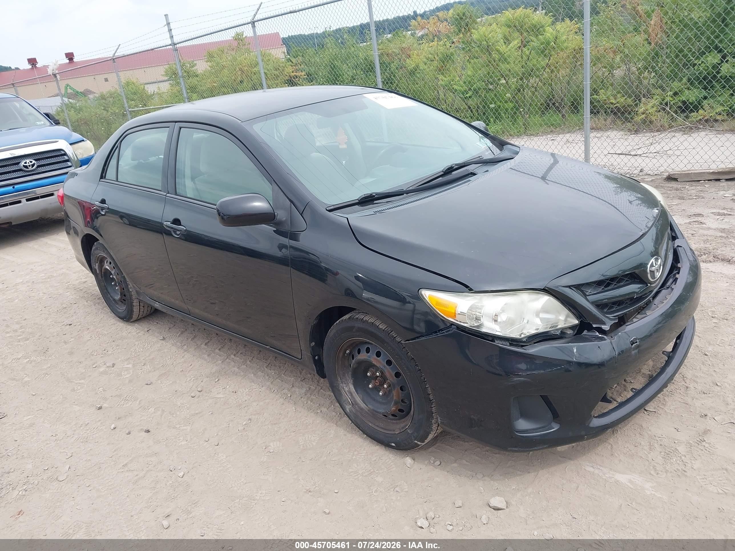 2012 Toyota Corolla Le Black vin: 2T1BU4EE2CC898863