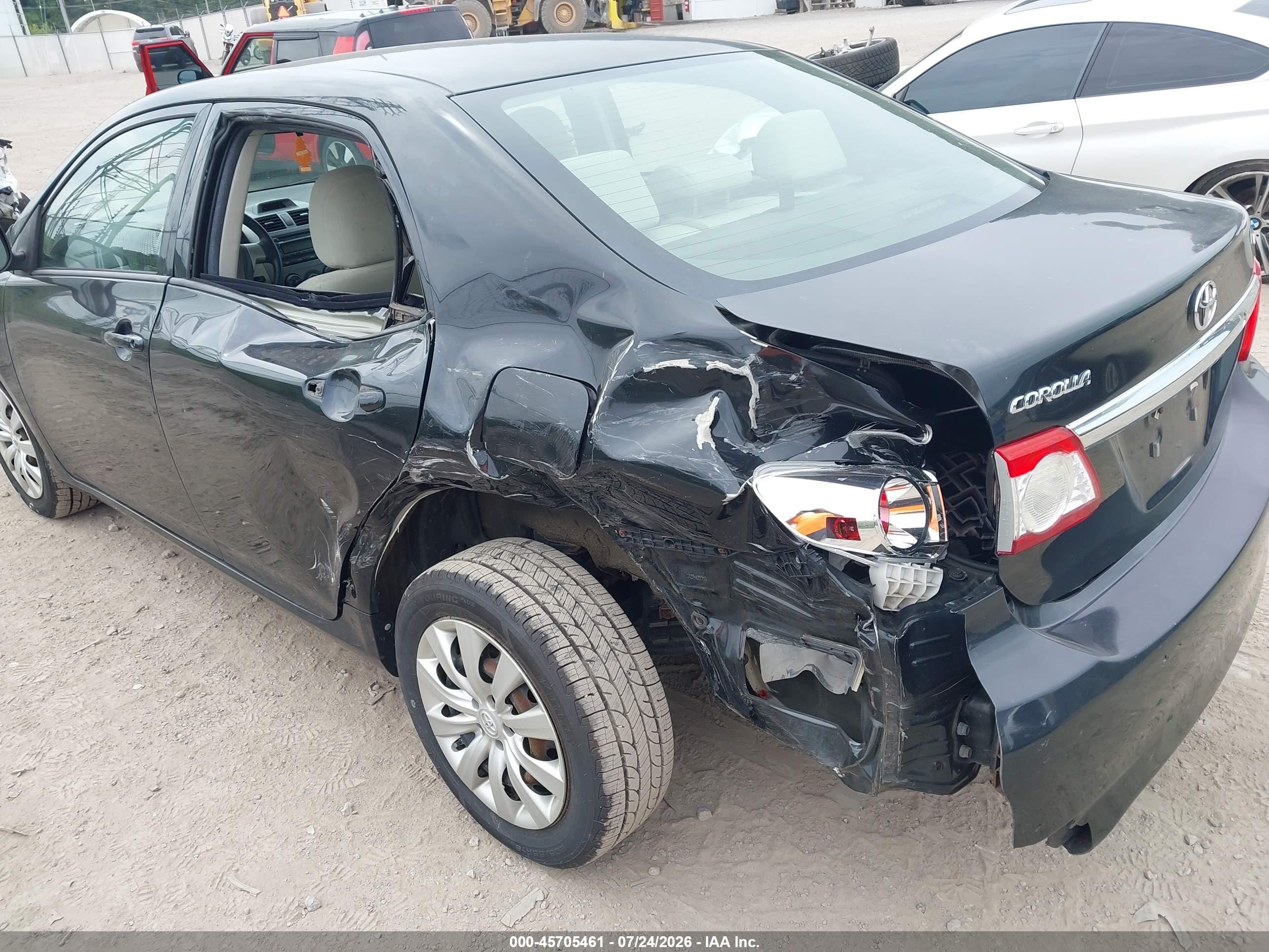 2012 Toyota Corolla Le Black vin: 2T1BU4EE2CC898863