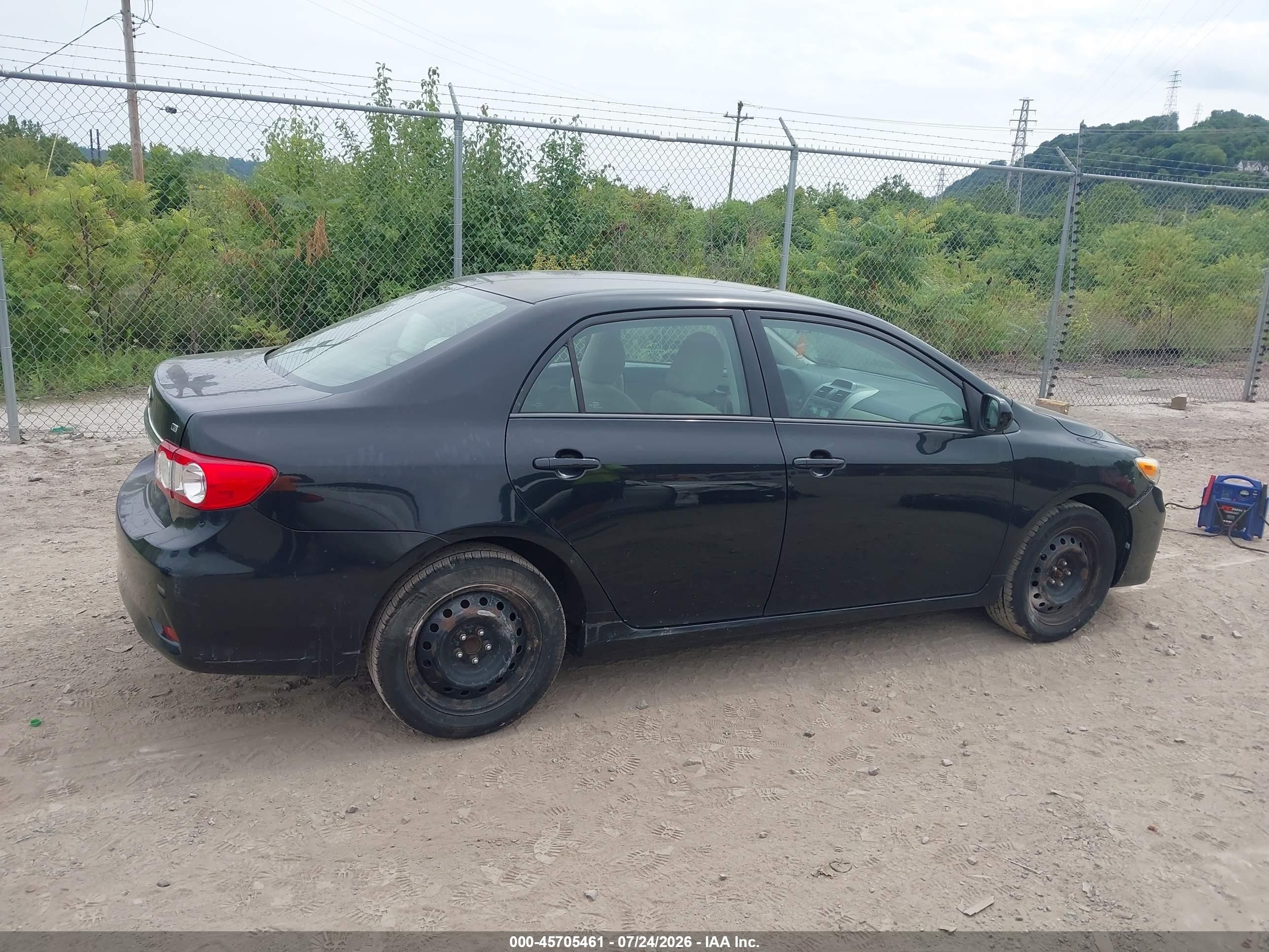 2012 Toyota Corolla Le Black vin: 2T1BU4EE2CC898863
