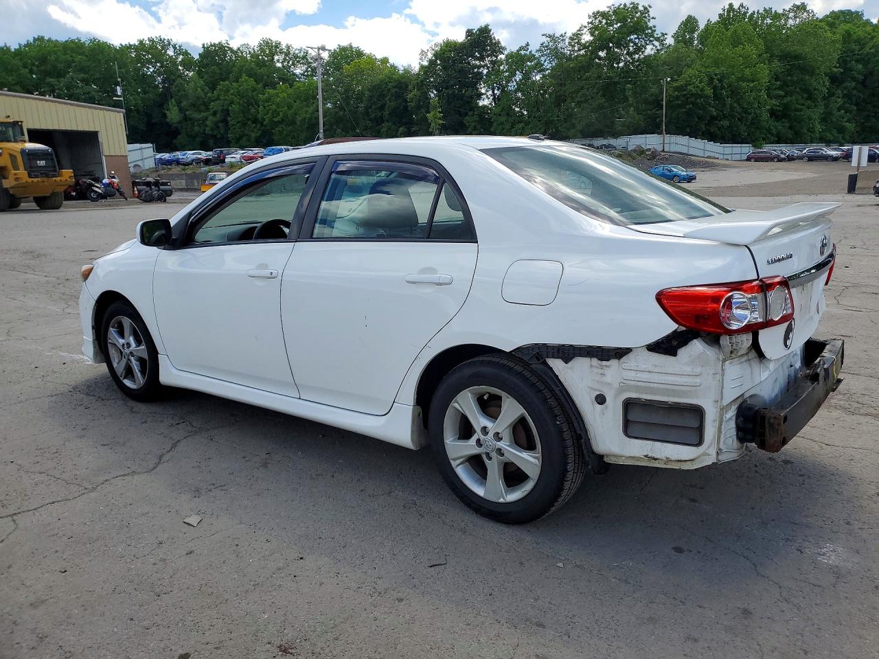 2012 Toyota Corolla S White vin: 2T1BU4EE2CC901101