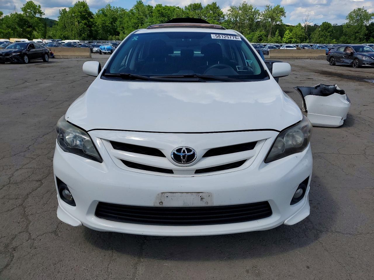 2012 Toyota Corolla S White vin: 2T1BU4EE2CC901101