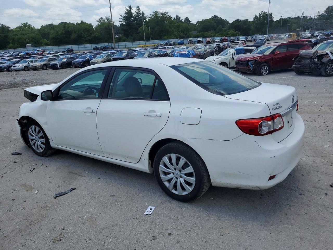 2012 Toyota Corolla Le White vin: 2T1BU4EE2CC902104