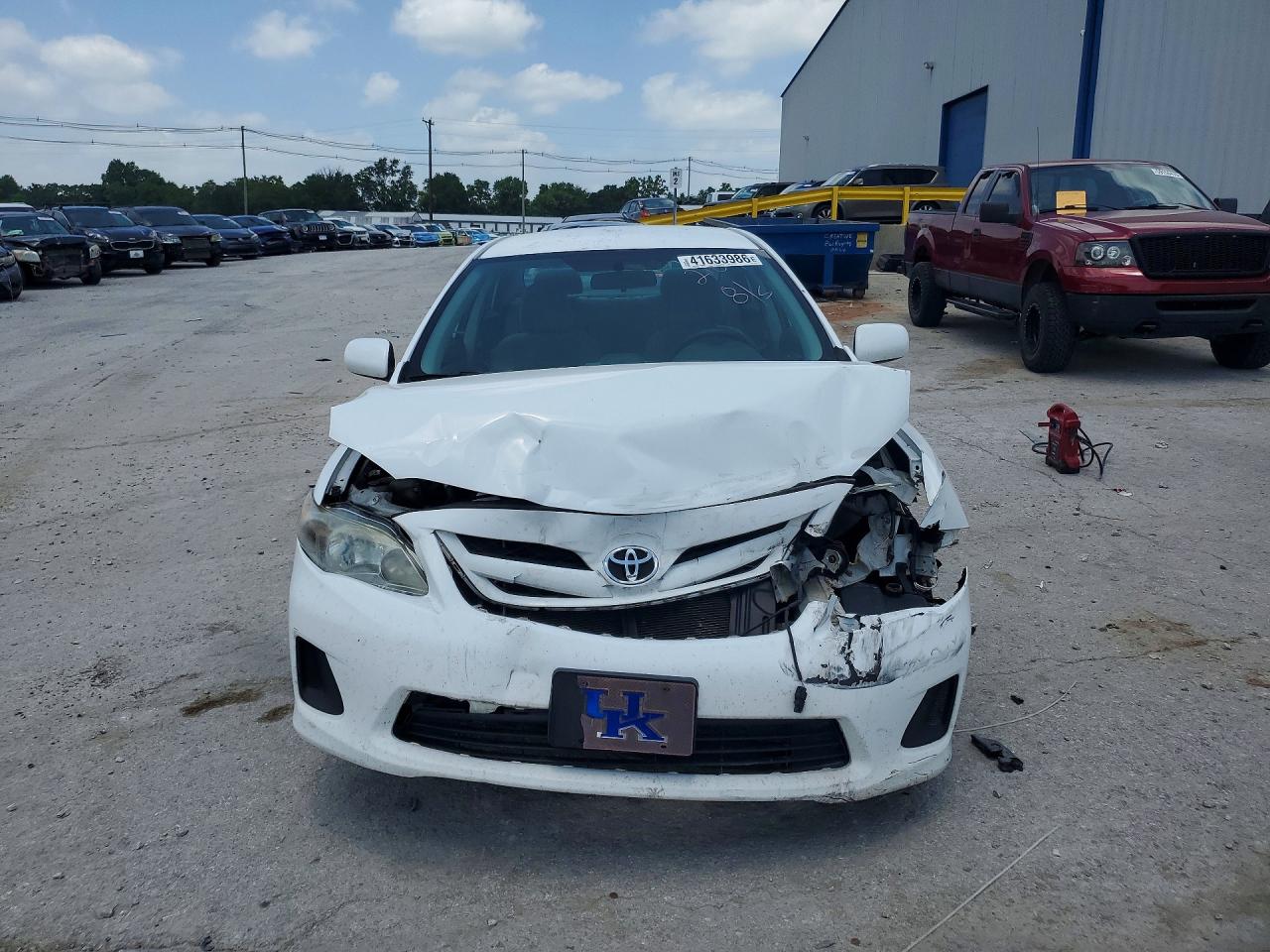 2012 Toyota Corolla Le White vin: 2T1BU4EE2CC902104