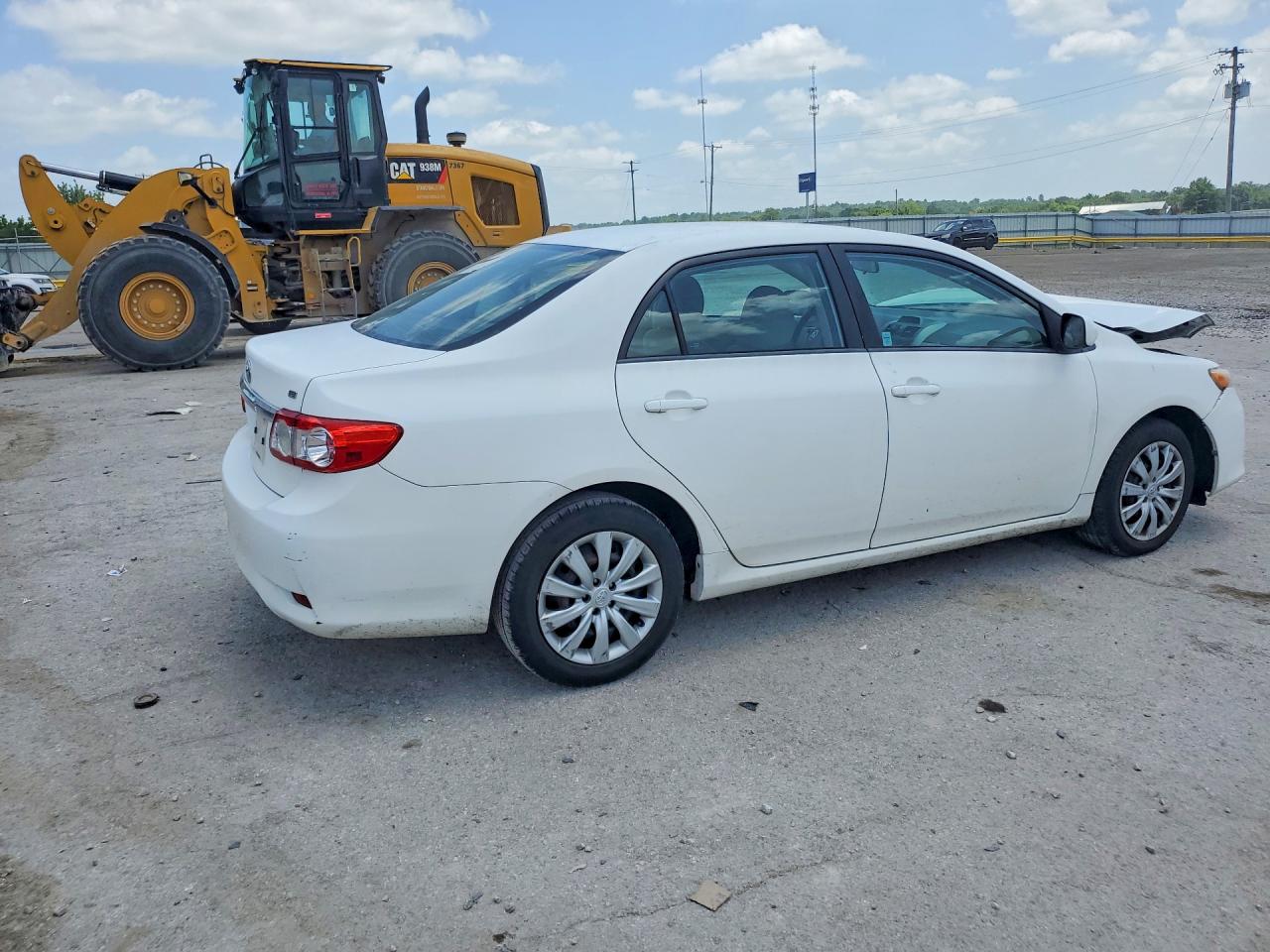 2012 Toyota Corolla Le White vin: 2T1BU4EE2CC902104