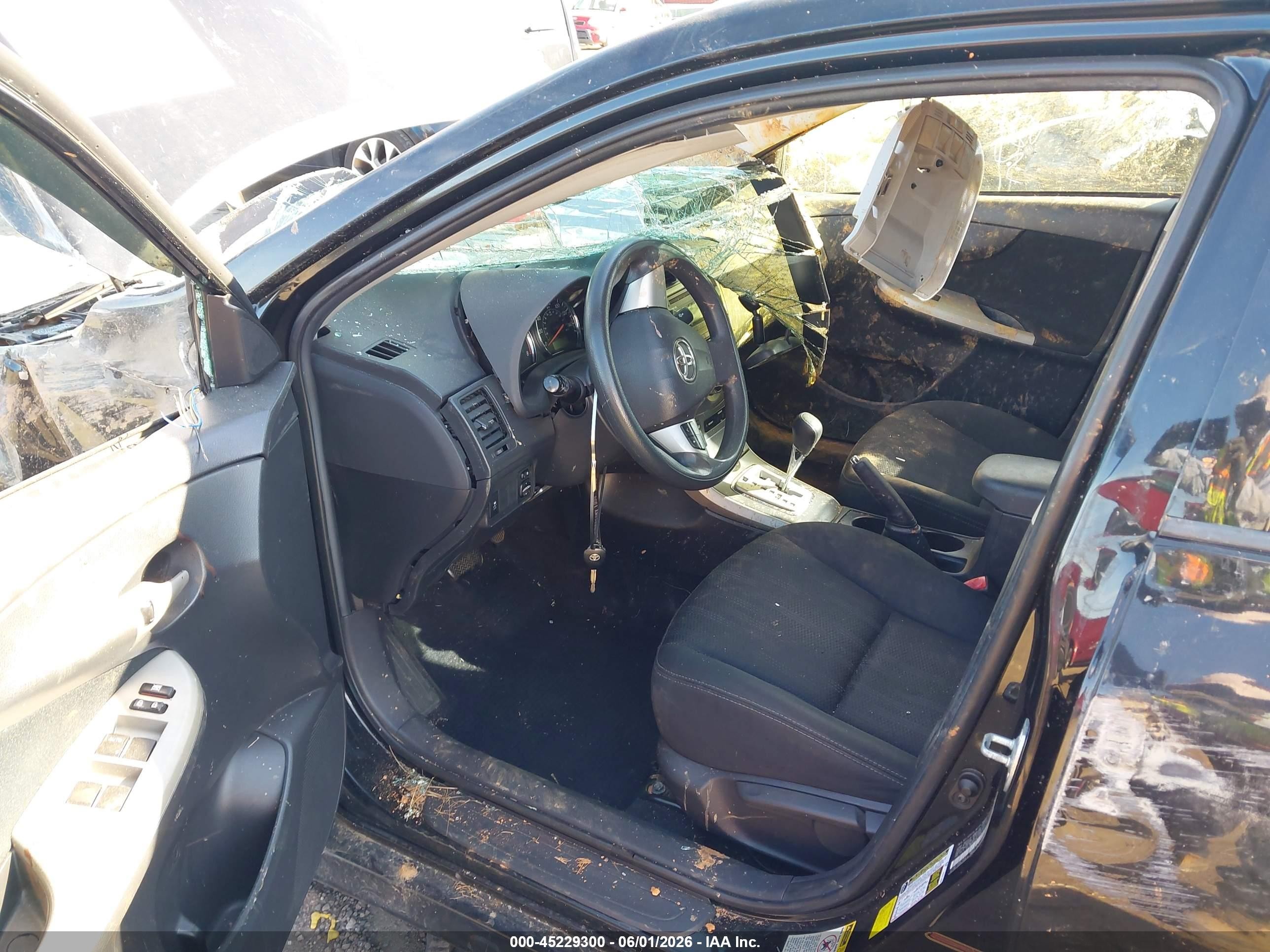 2012 Toyota Corolla S Black vin: 2T1BU4EE2CC915385