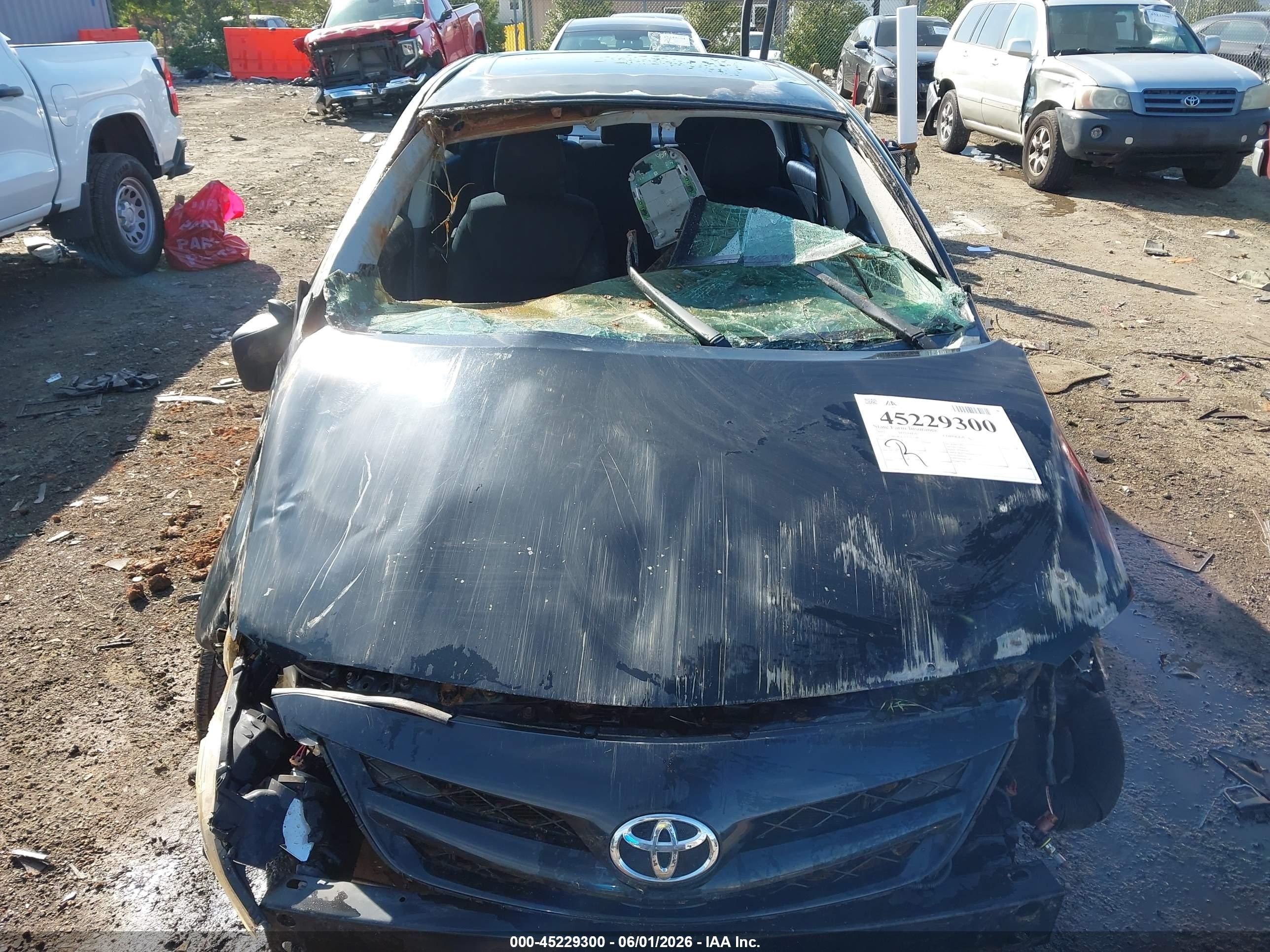 2012 Toyota Corolla S Black vin: 2T1BU4EE2CC915385
