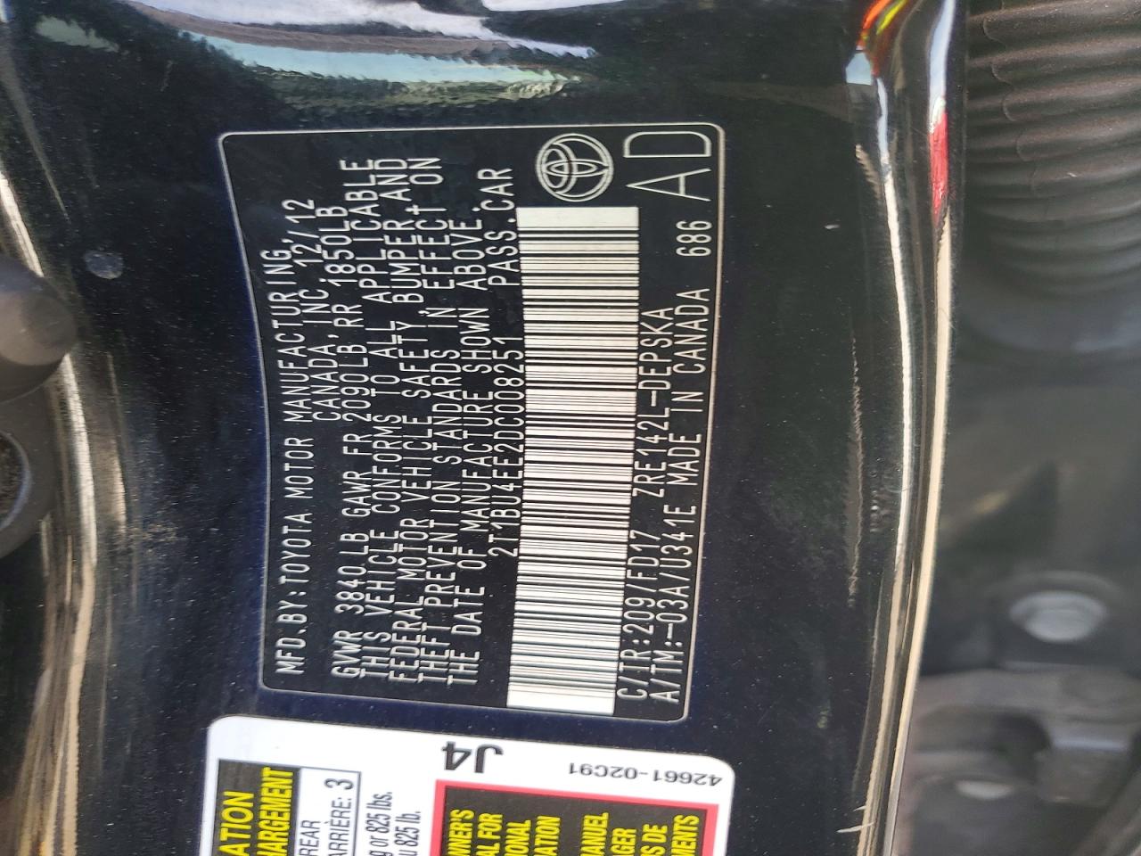 2013 Toyota Corolla S Gray vin: 2T1BU4EE2DC008251