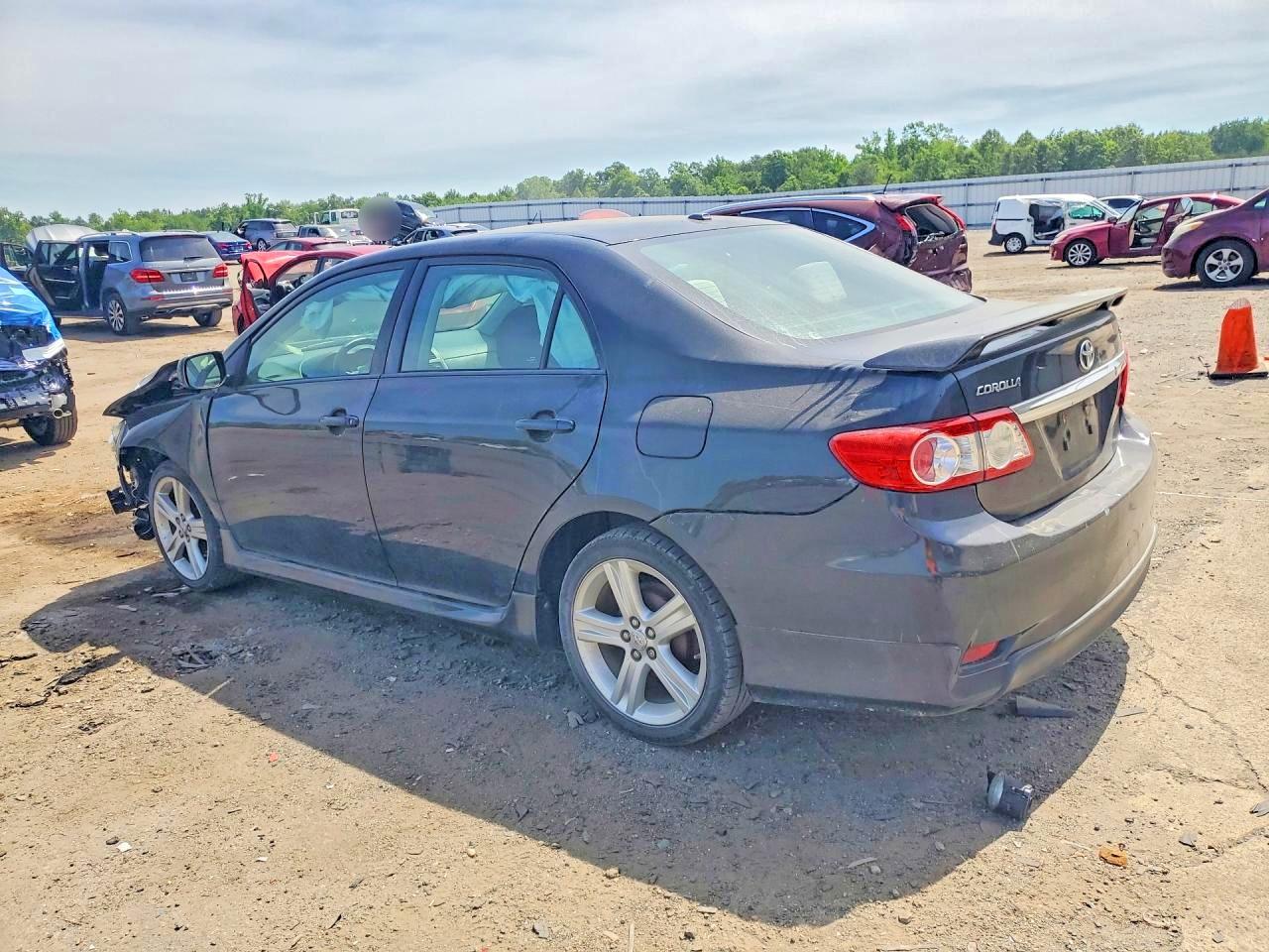 2013 Toyota Corolla S Gray vin: 2T1BU4EE2DC008251