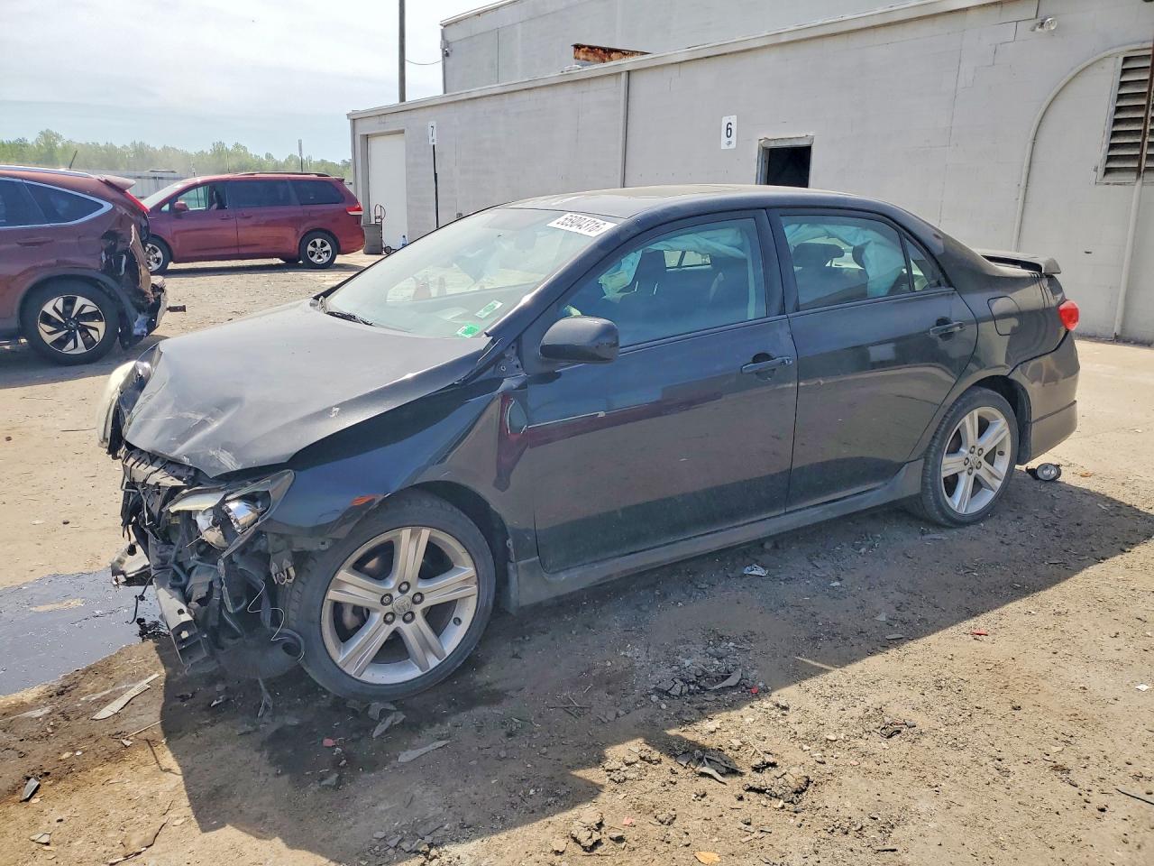 2013 Toyota Corolla S Серый vin: 2T1BU4EE2DC008251