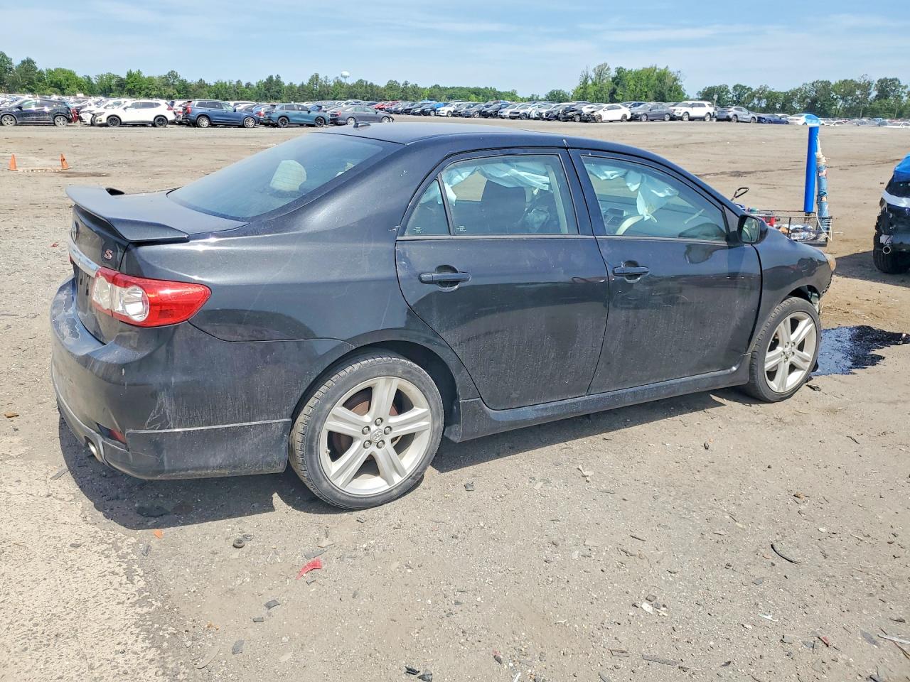 2013 Toyota Corolla S Gray vin: 2T1BU4EE2DC008251