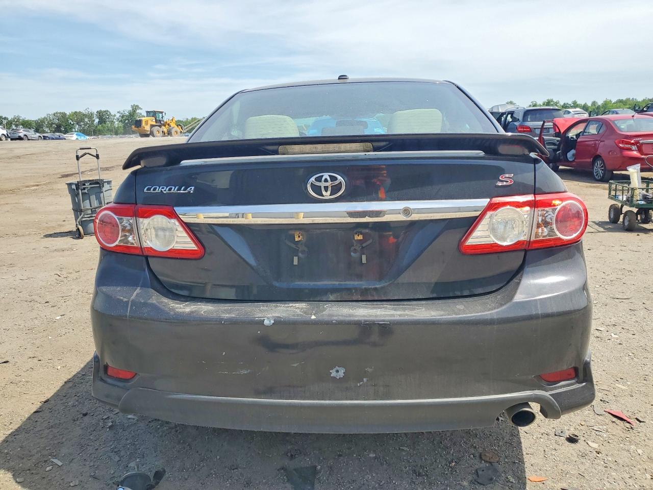 2013 Toyota Corolla S Gray vin: 2T1BU4EE2DC008251