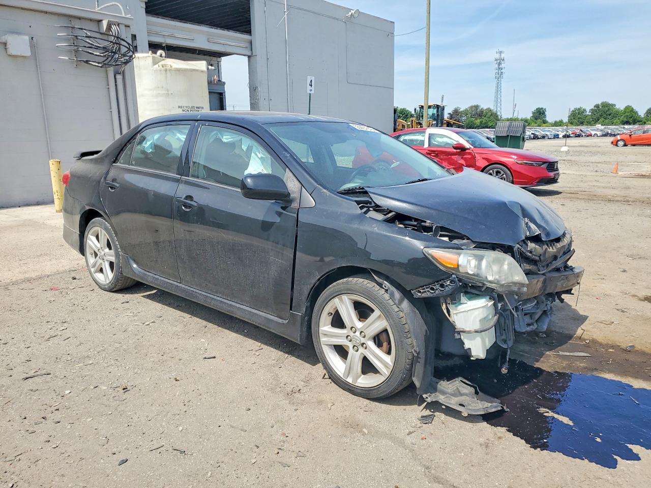 2013 Toyota Corolla S Gray vin: 2T1BU4EE2DC008251