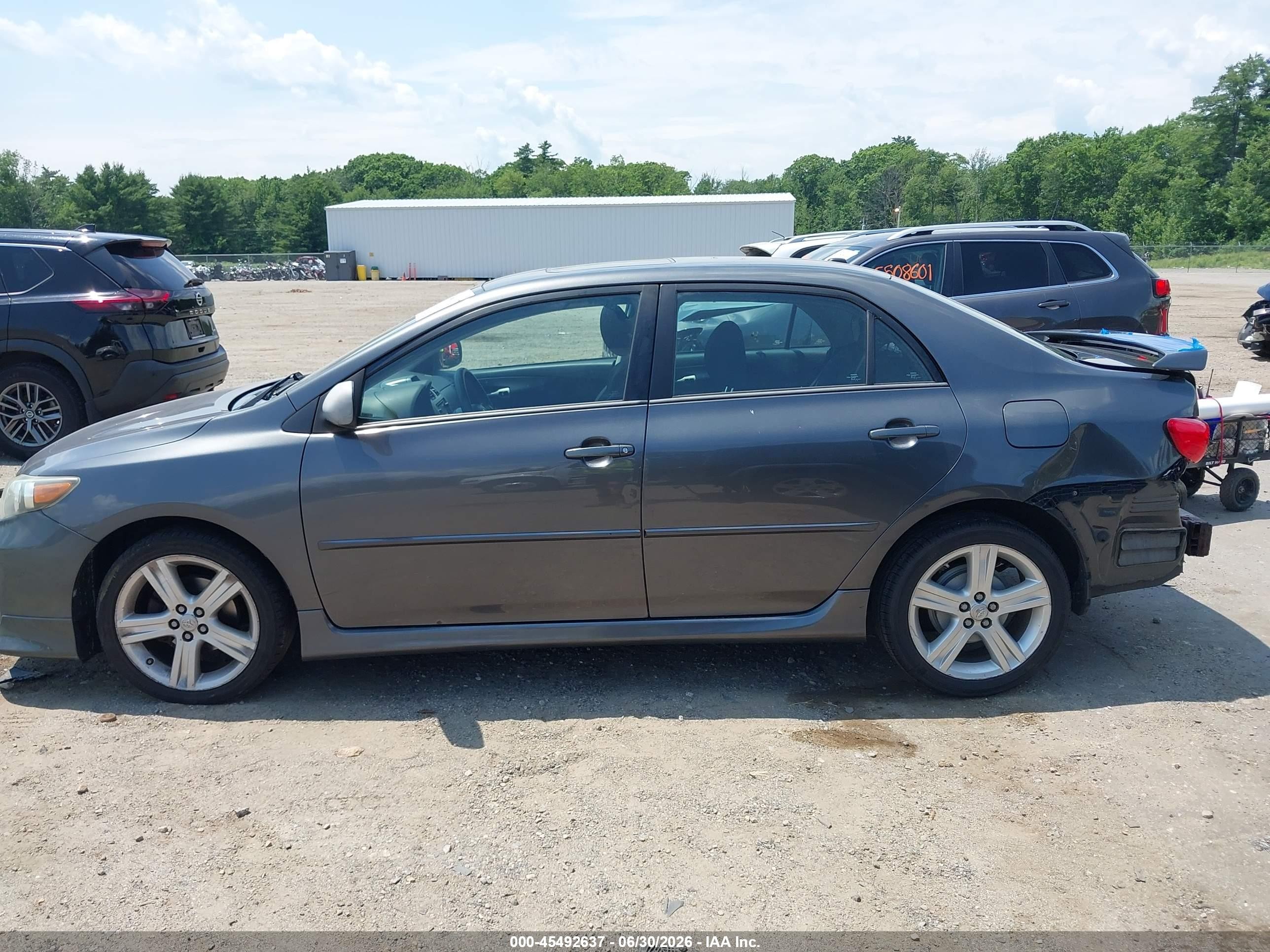 2013 Toyota Corolla S Gray vin: 2T1BU4EE2DC026488