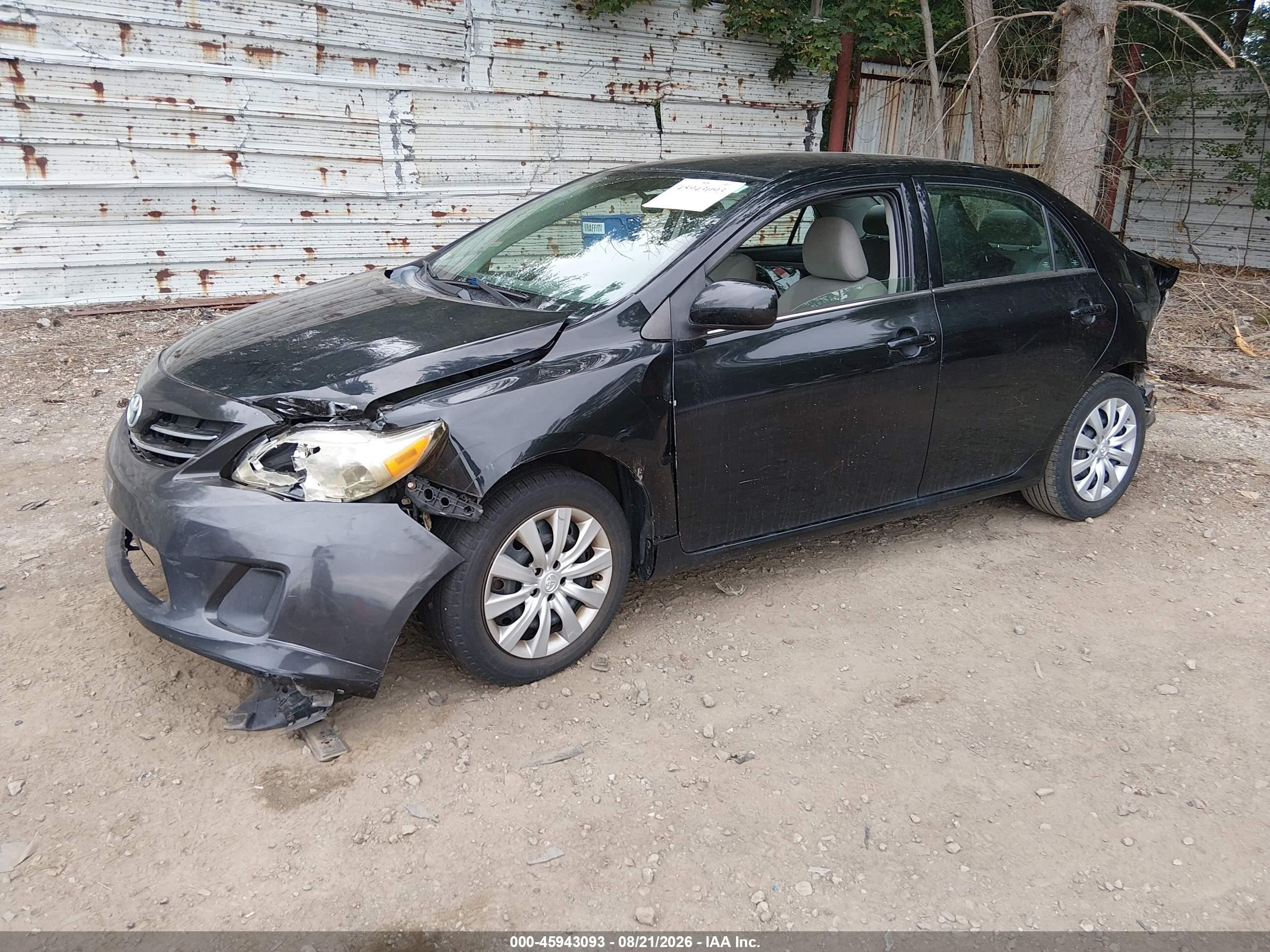 2013 Toyota Corolla Le Black vin: 2T1BU4EE2DC030072