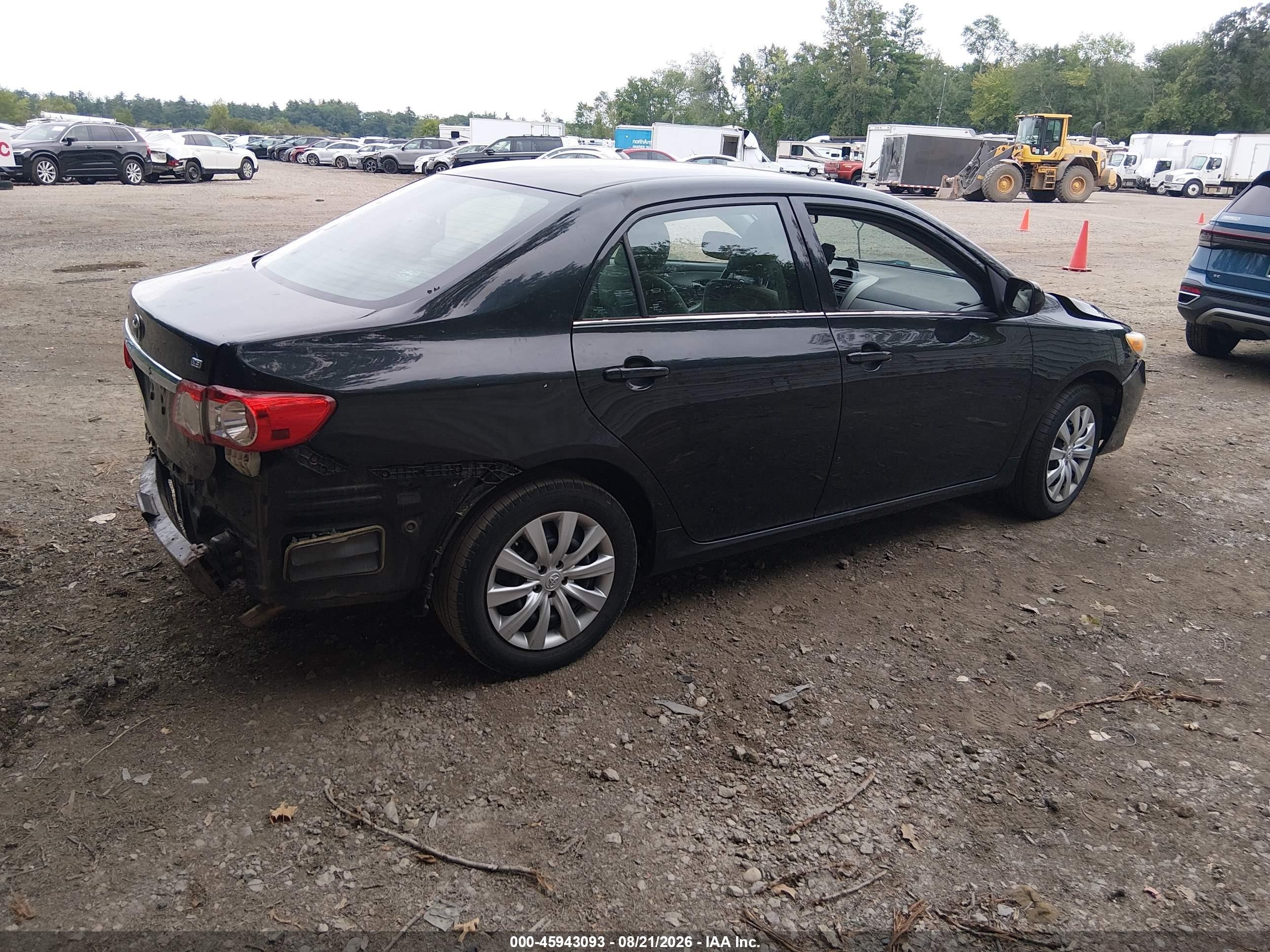 2013 Toyota Corolla Le Black vin: 2T1BU4EE2DC030072