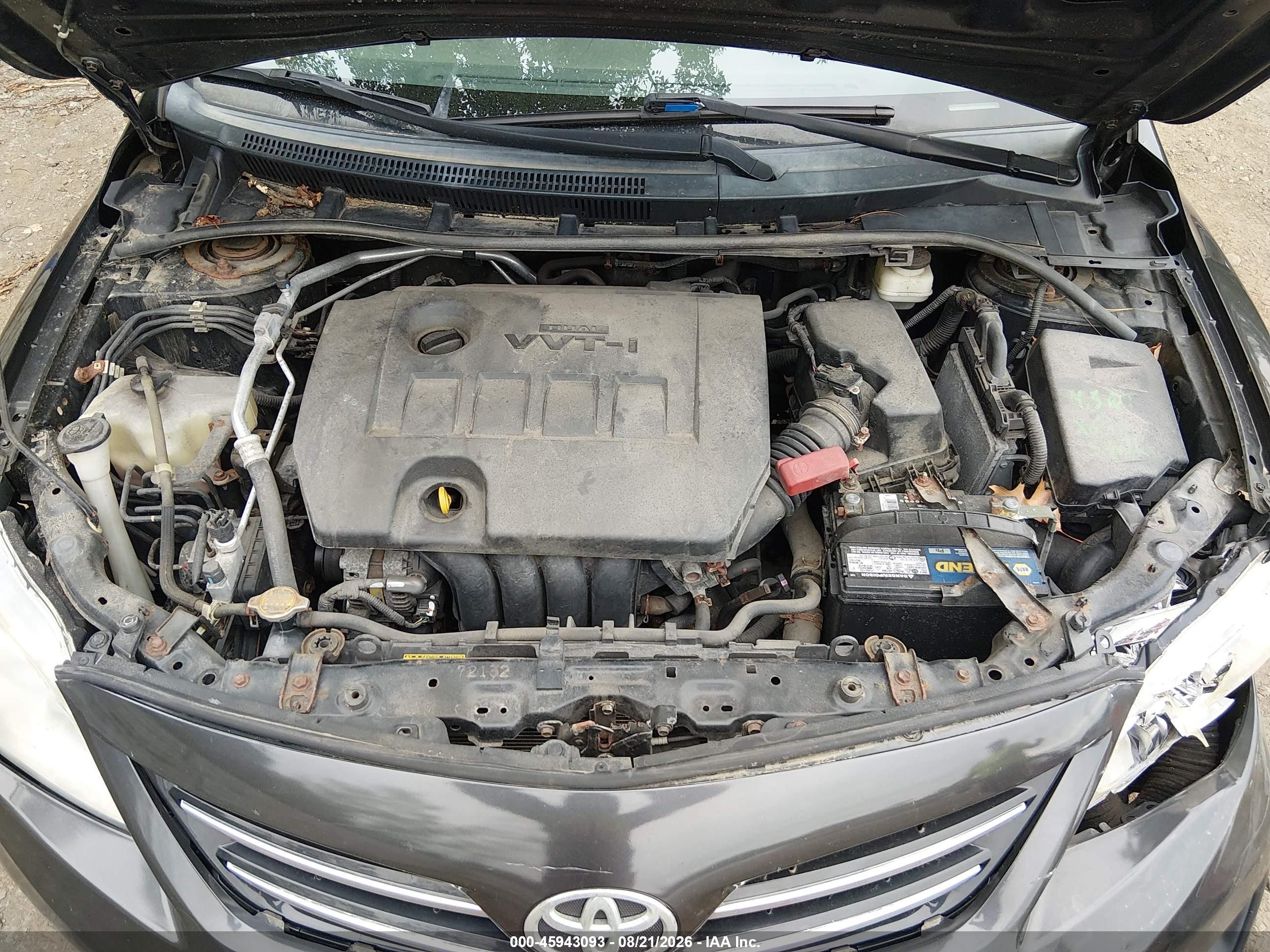 2013 Toyota Corolla Le Black vin: 2T1BU4EE2DC030072
