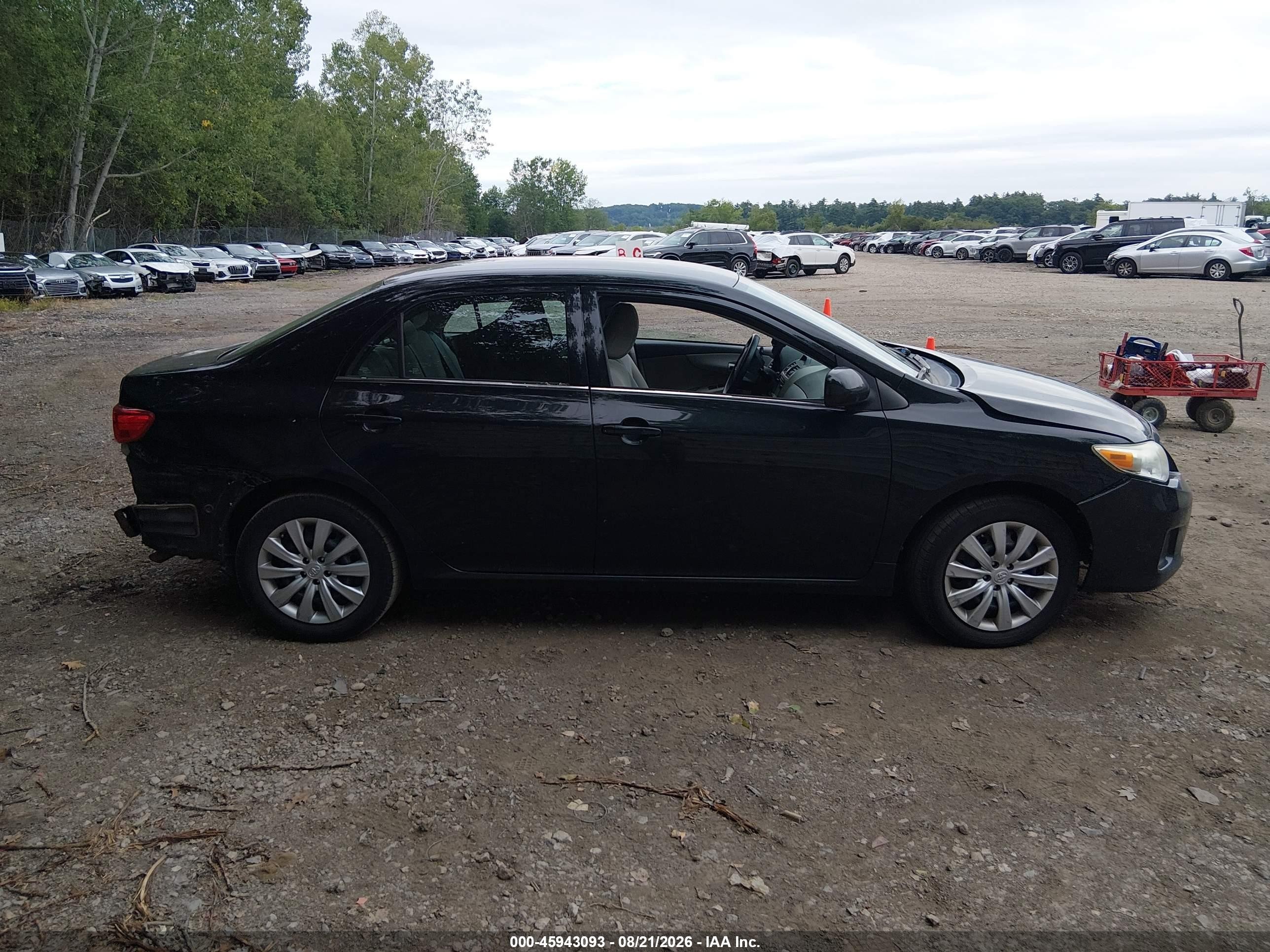 2013 Toyota Corolla Le Black vin: 2T1BU4EE2DC030072