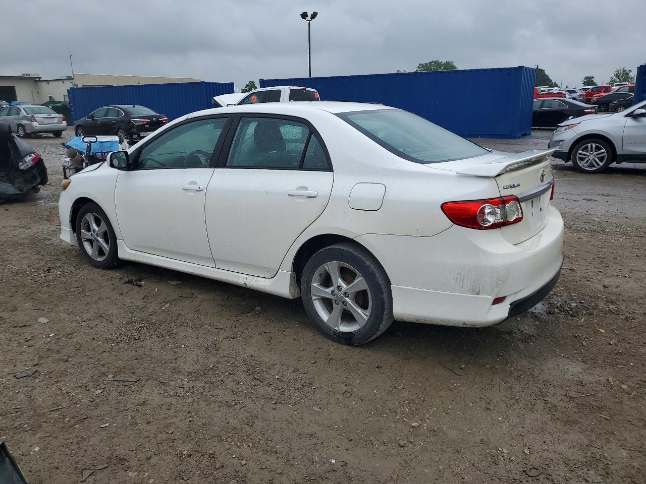 2013 Toyota Corolla S White vin: 2T1BU4EE2DC043274