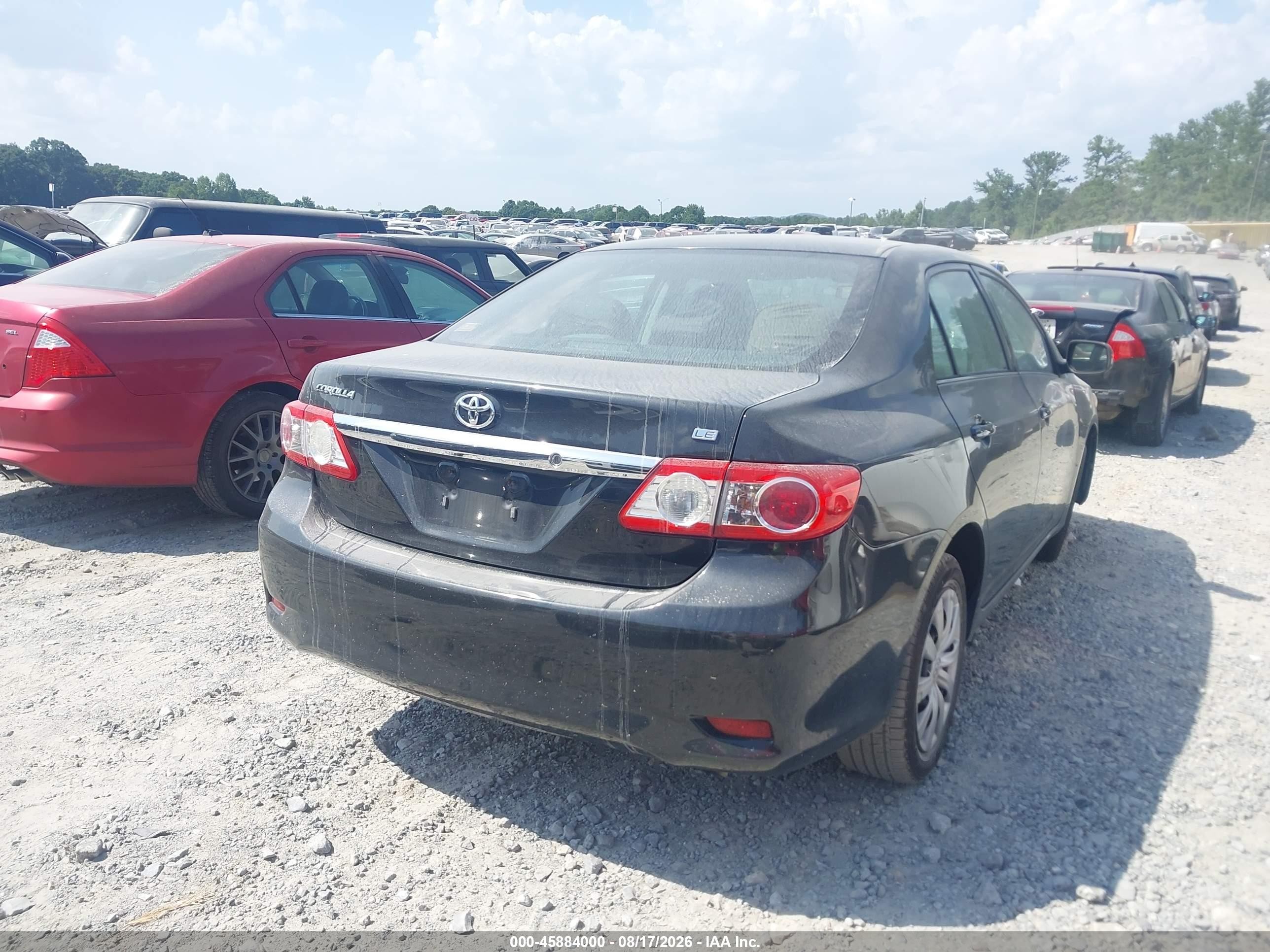 2013 Toyota Corolla Le Черный vin: 2T1BU4EE2DC072001