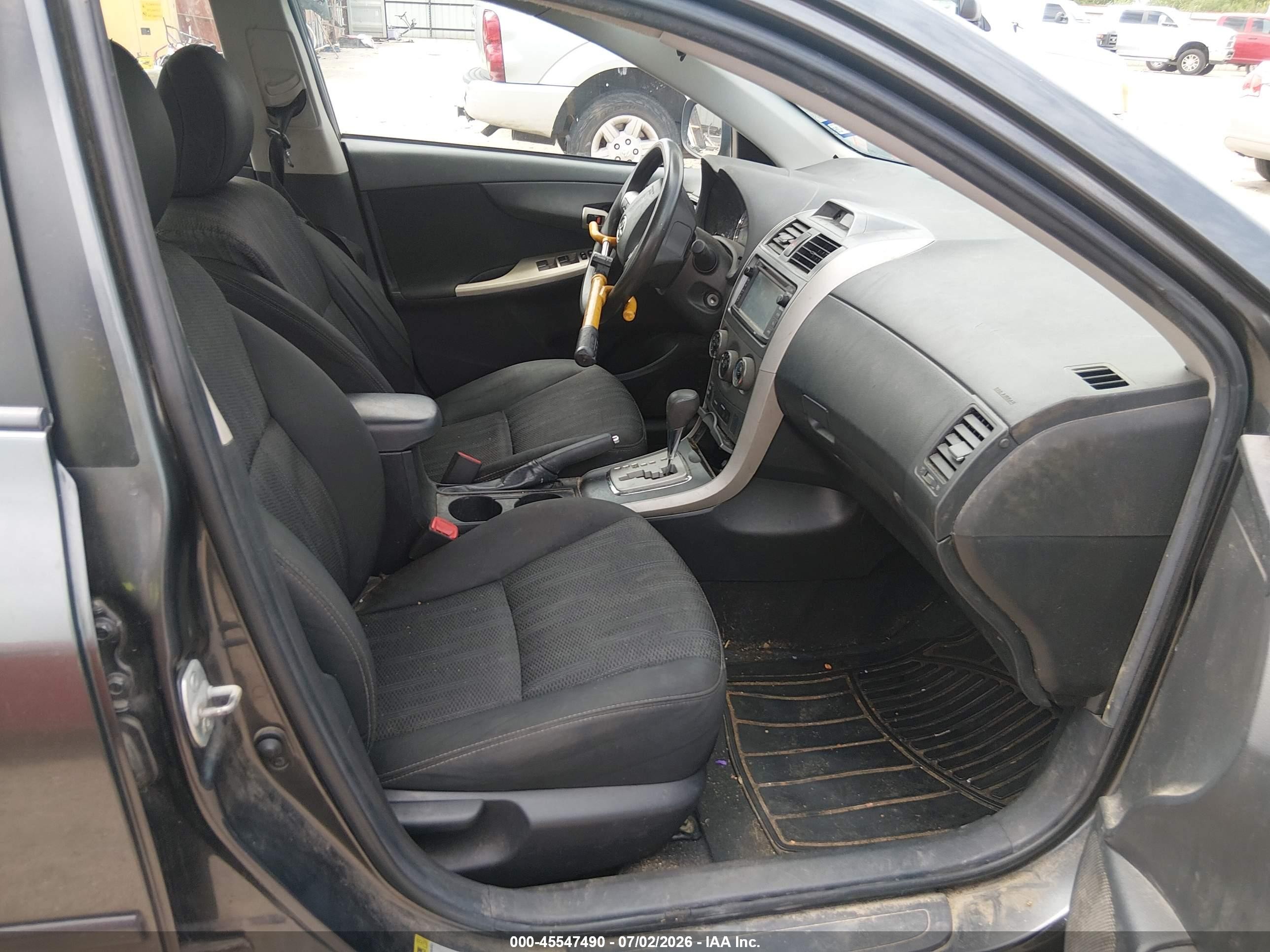 2013 Toyota Corolla S Gray vin: 2T1BU4EE2DC079899