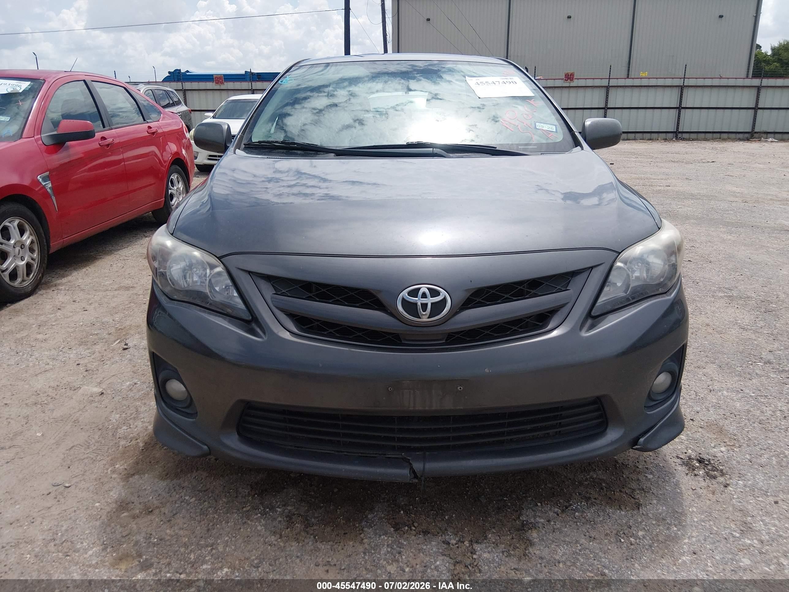 2013 Toyota Corolla S Gray vin: 2T1BU4EE2DC079899